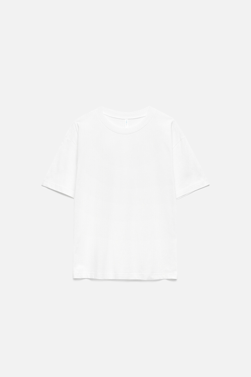 Футболка TBIG оверсайз базовая - цвет белый - 8