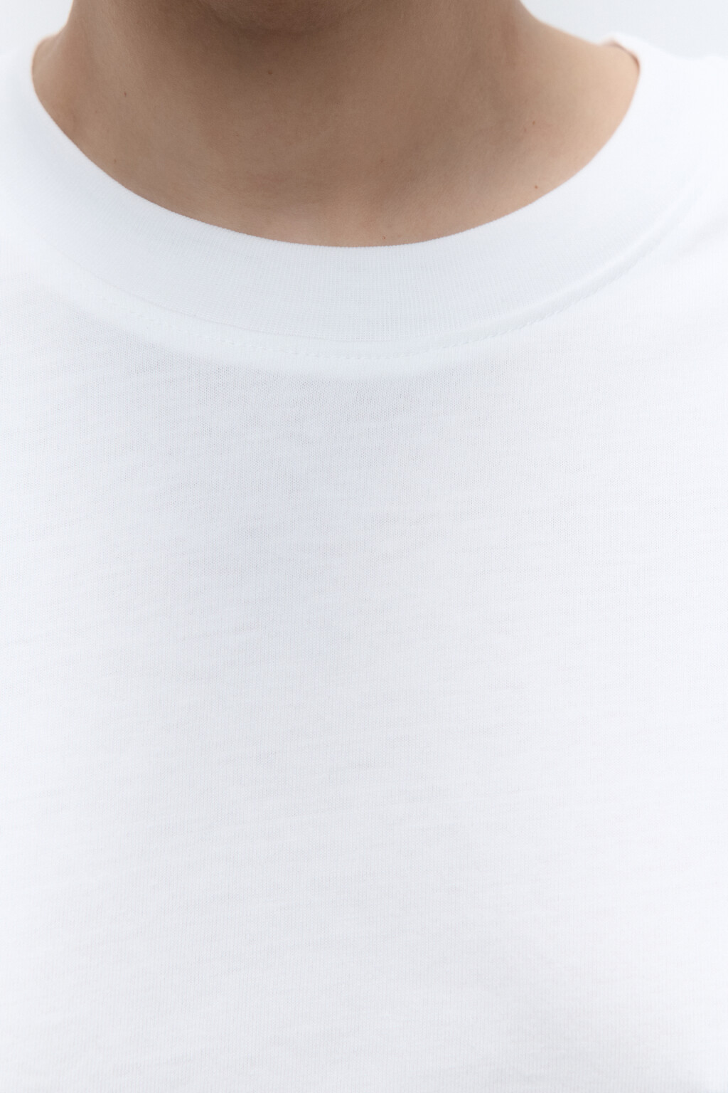 Футболка TBIG оверсайз базовая - цвет белый - 6