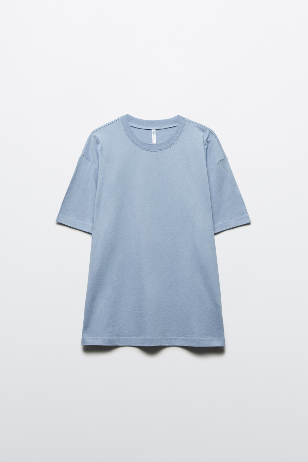 Футболка TBIG оверсайз базовая - цвет голубой - 8