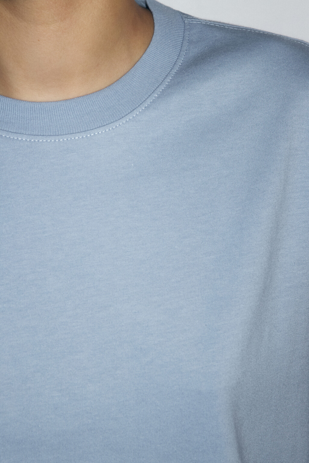 Футболка TBIG оверсайз базовая - цвет голубой - 6