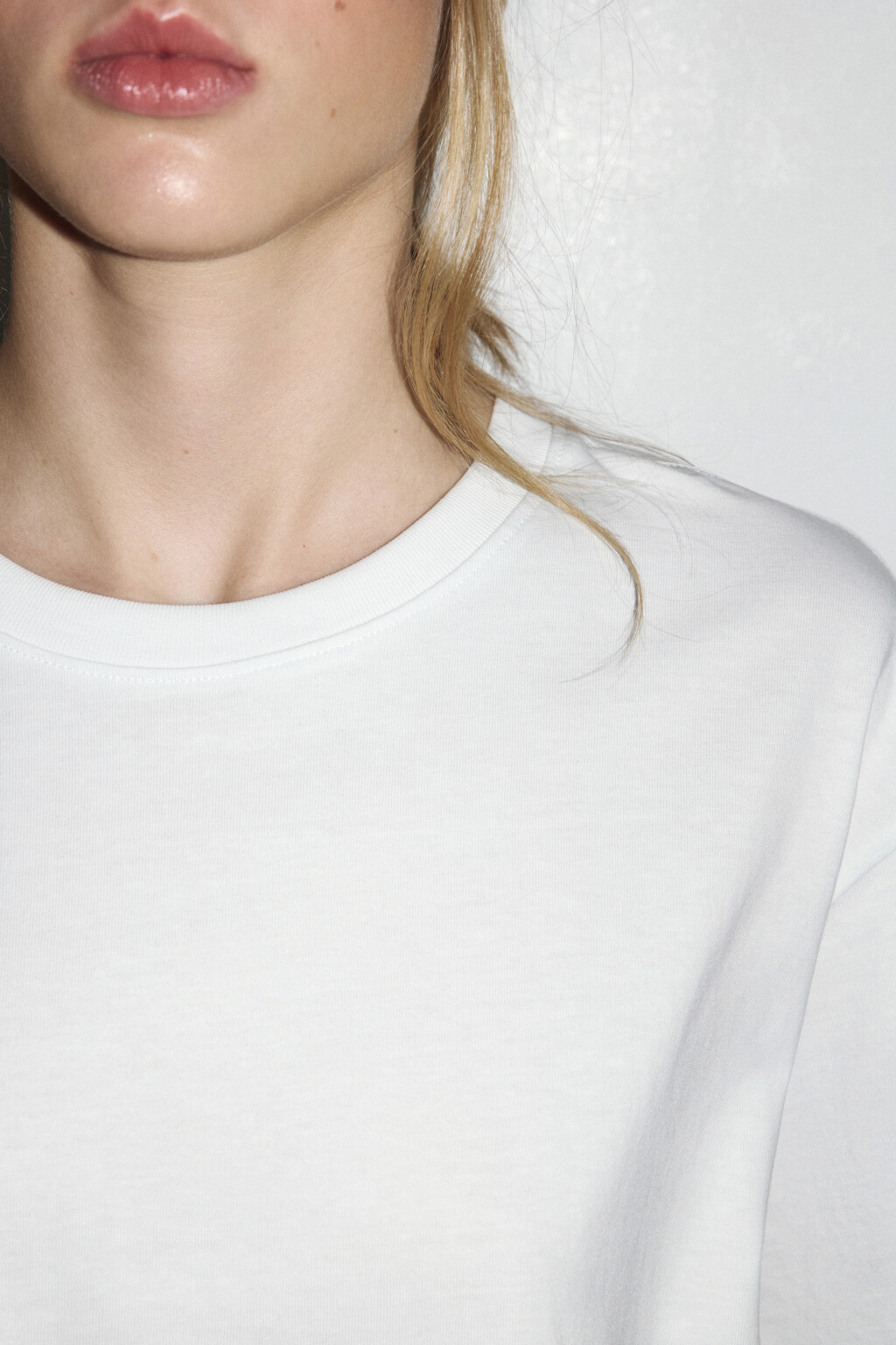 Футболка TBIG оверсайз базовая - цвет белый - 6