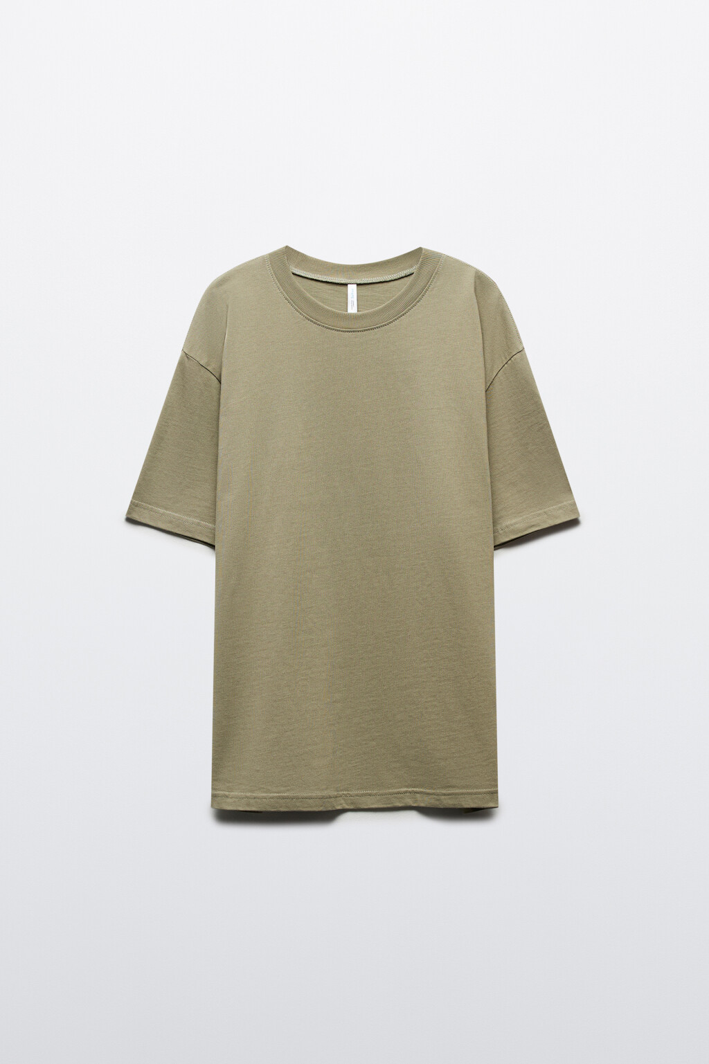 Футболка оверсайз базовая - цвет зеленый - 8