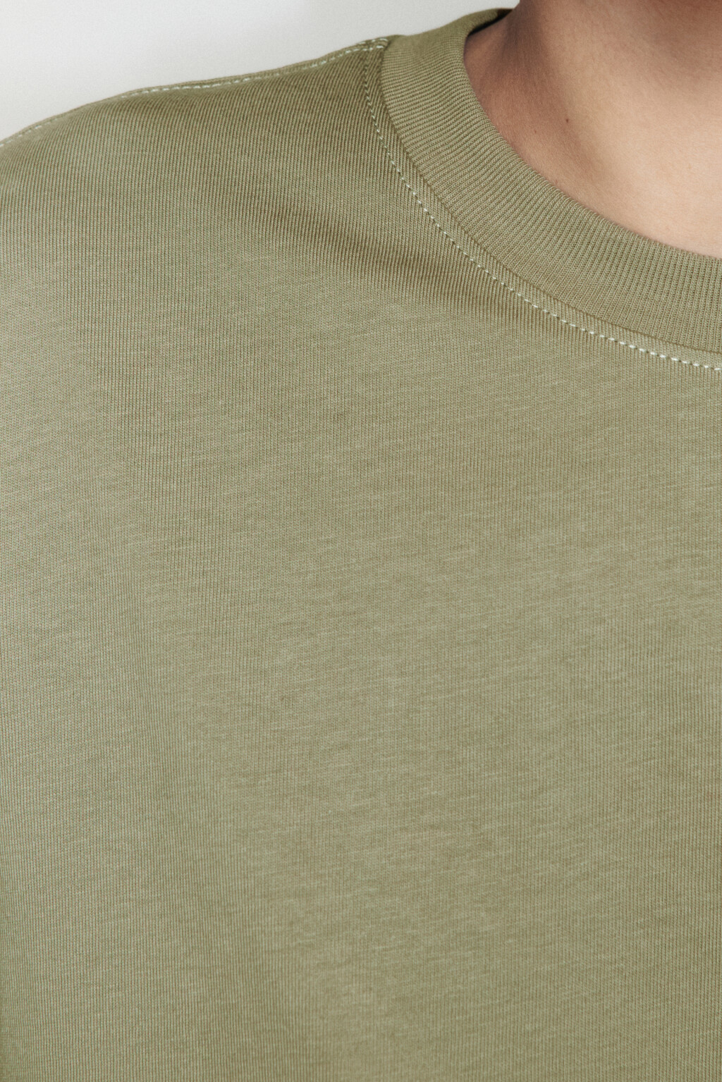 Футболка оверсайз базовая - цвет зеленый - 6