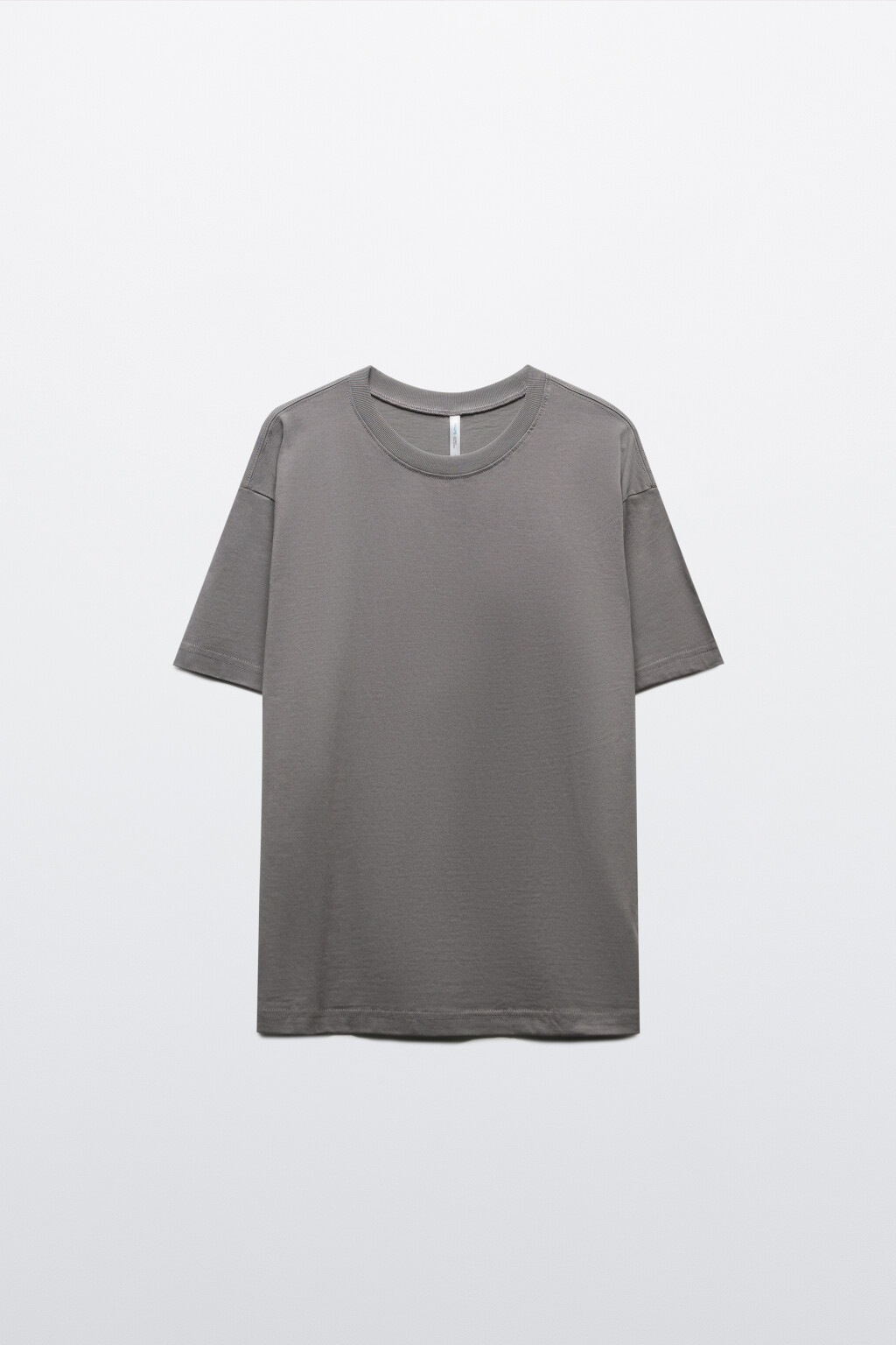 Футболка TBIG оверсайз базовая - цвет серый - 8