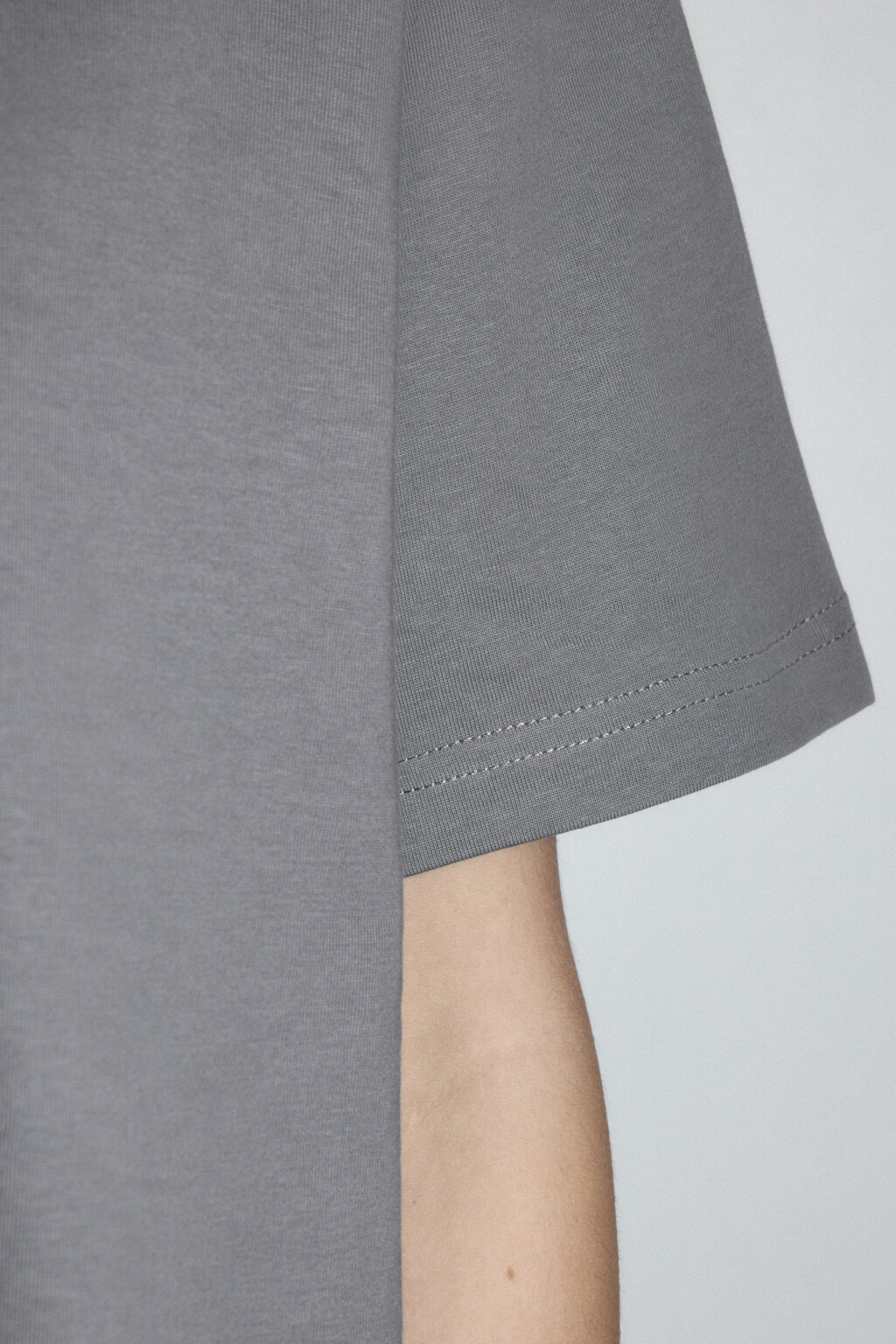 Футболка TBIG оверсайз базовая - цвет серый - 7