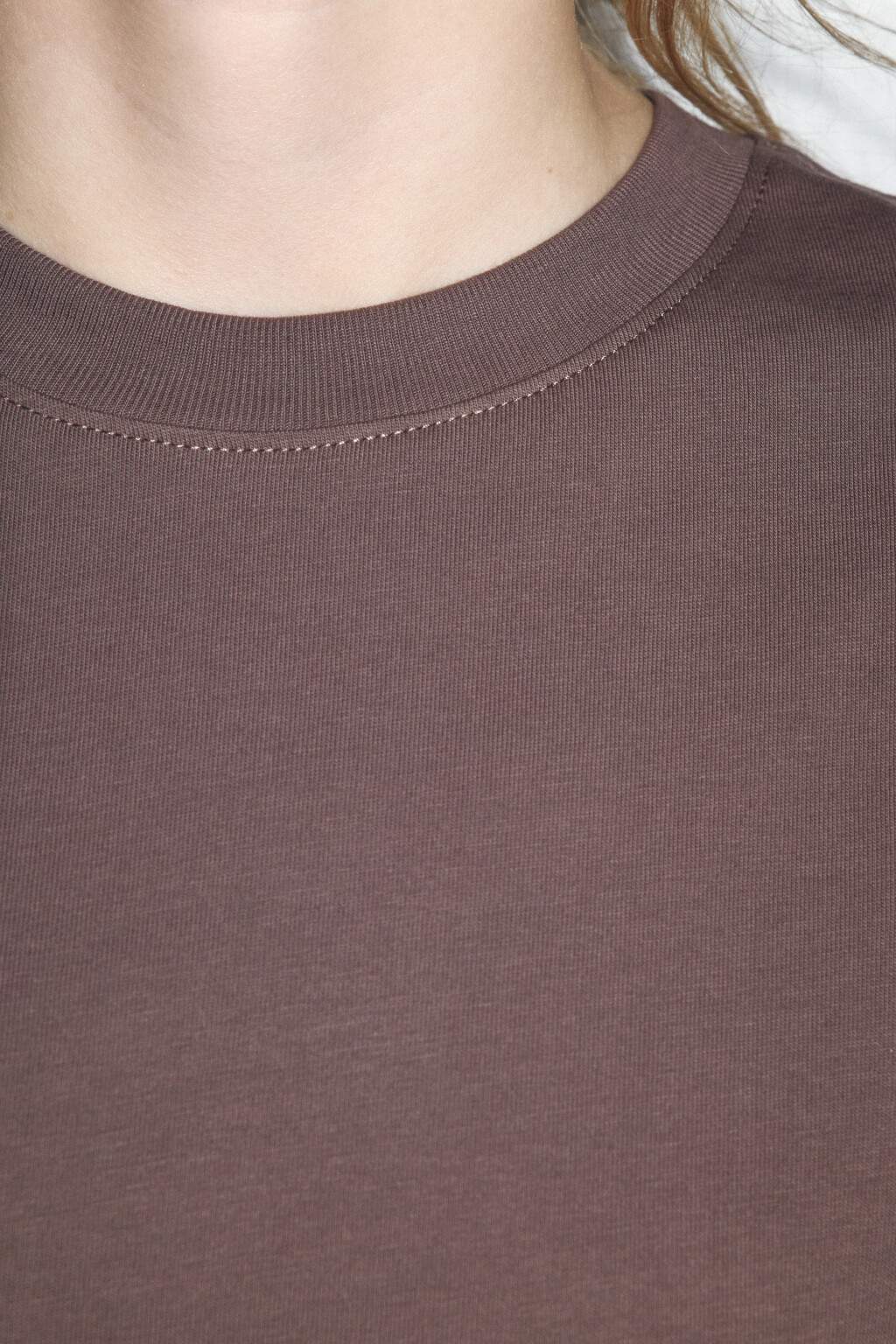 Футболка оверсайз базовая - цвет бежевый - 6