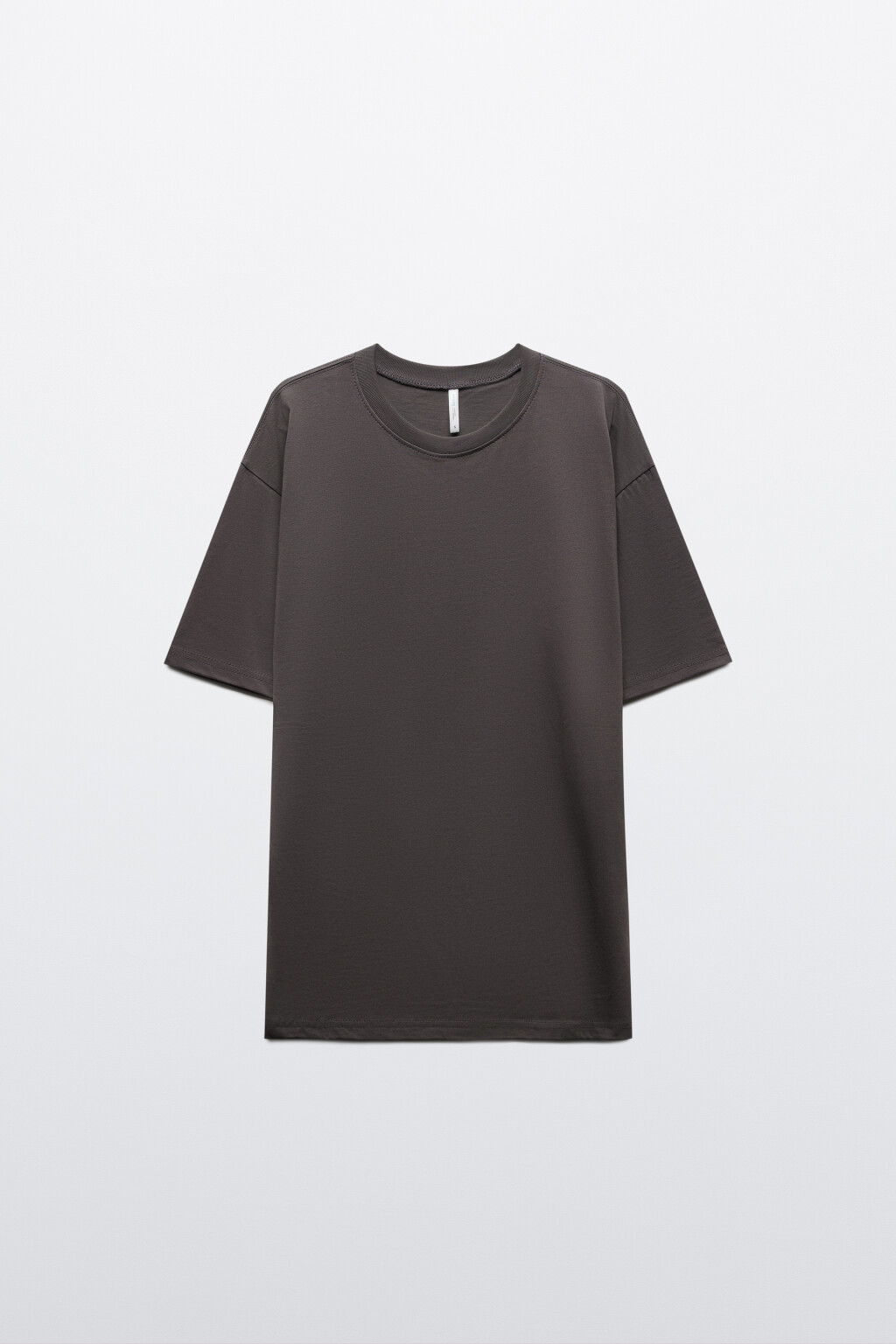 Футболка TBIG оверсайз базовая - цвет серый - 7