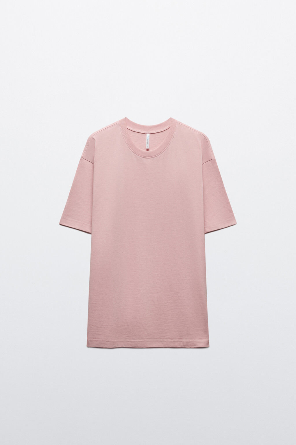 Футболка TBIG оверсайз базовая - цвет розовый - 8