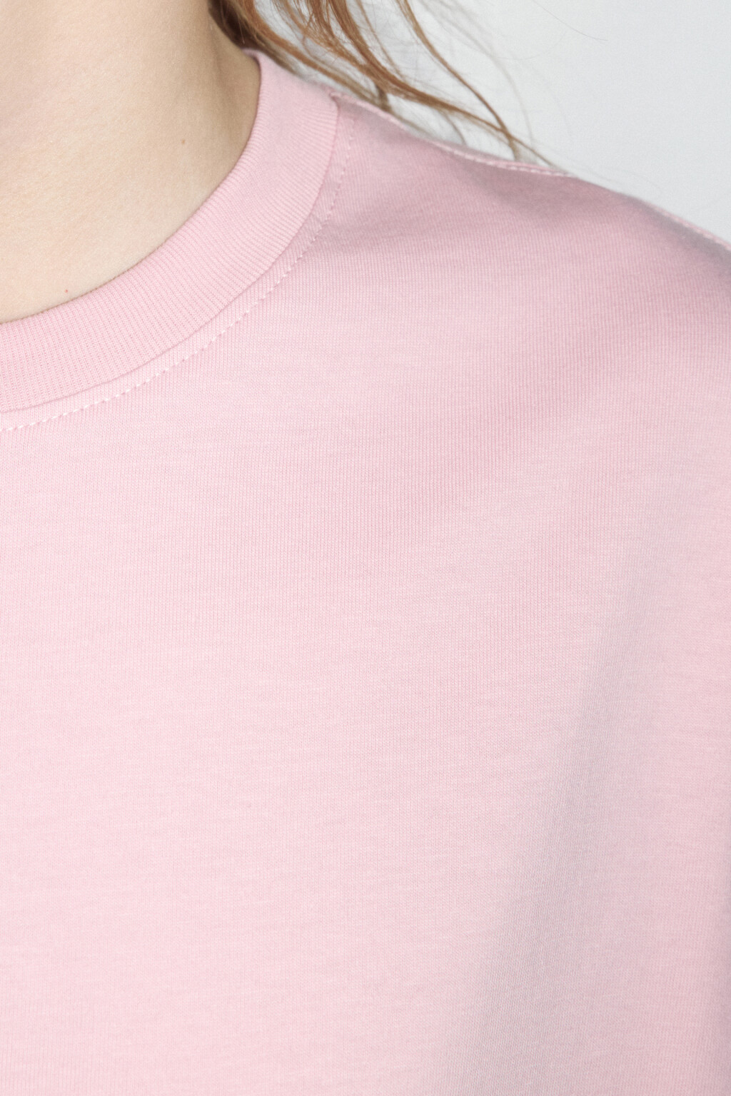 Футболка TBIG оверсайз базовая - цвет розовый - 6