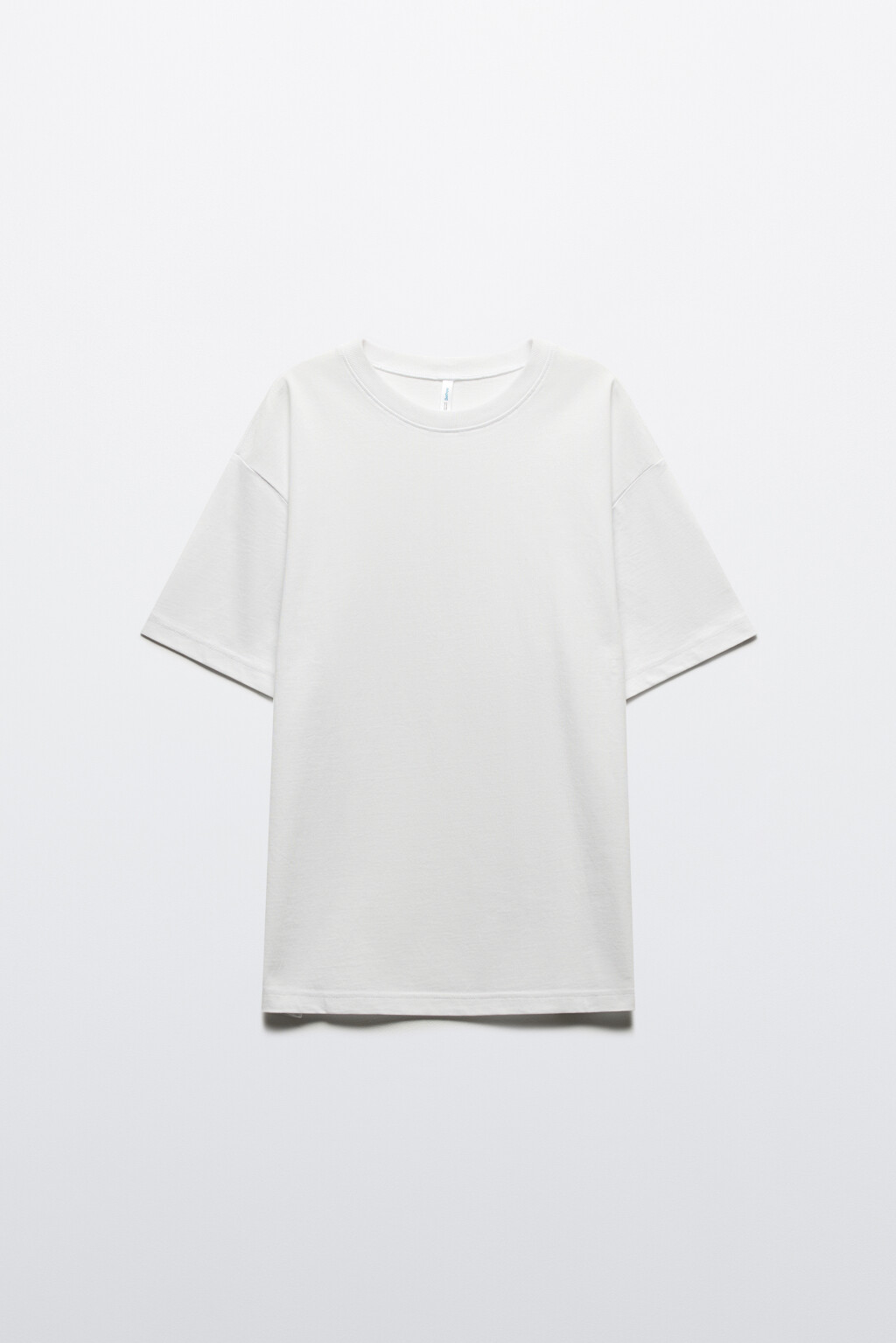 Футболка TBIG оверсайз базовая - цвет белый - 7