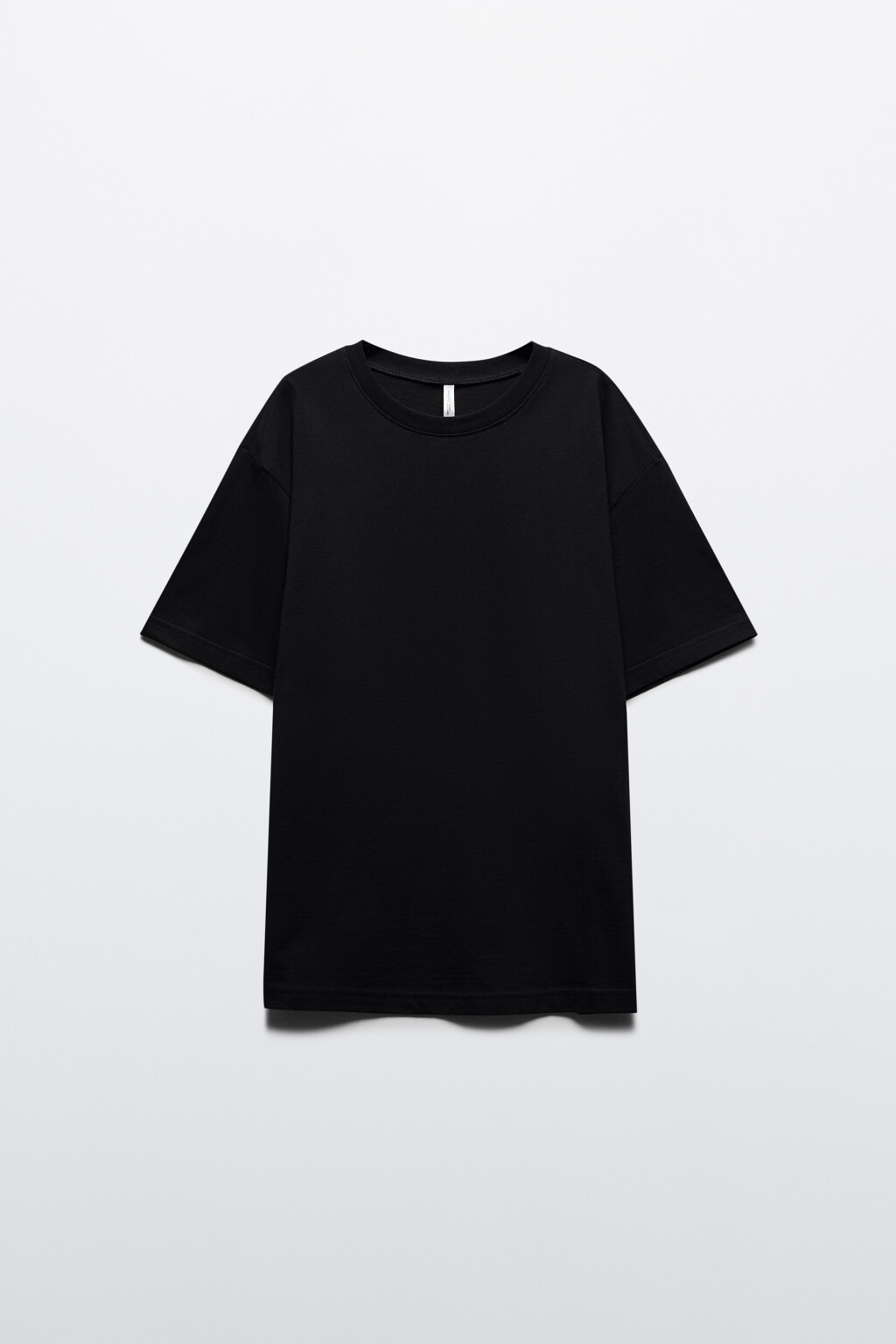 Футболка TBIG оверсайз базовая - цвет черный - 7