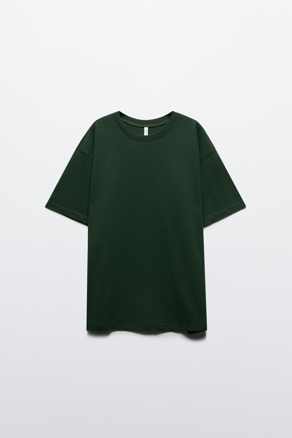 Футболка TBIG оверсайз базовая - цвет зеленый - 7