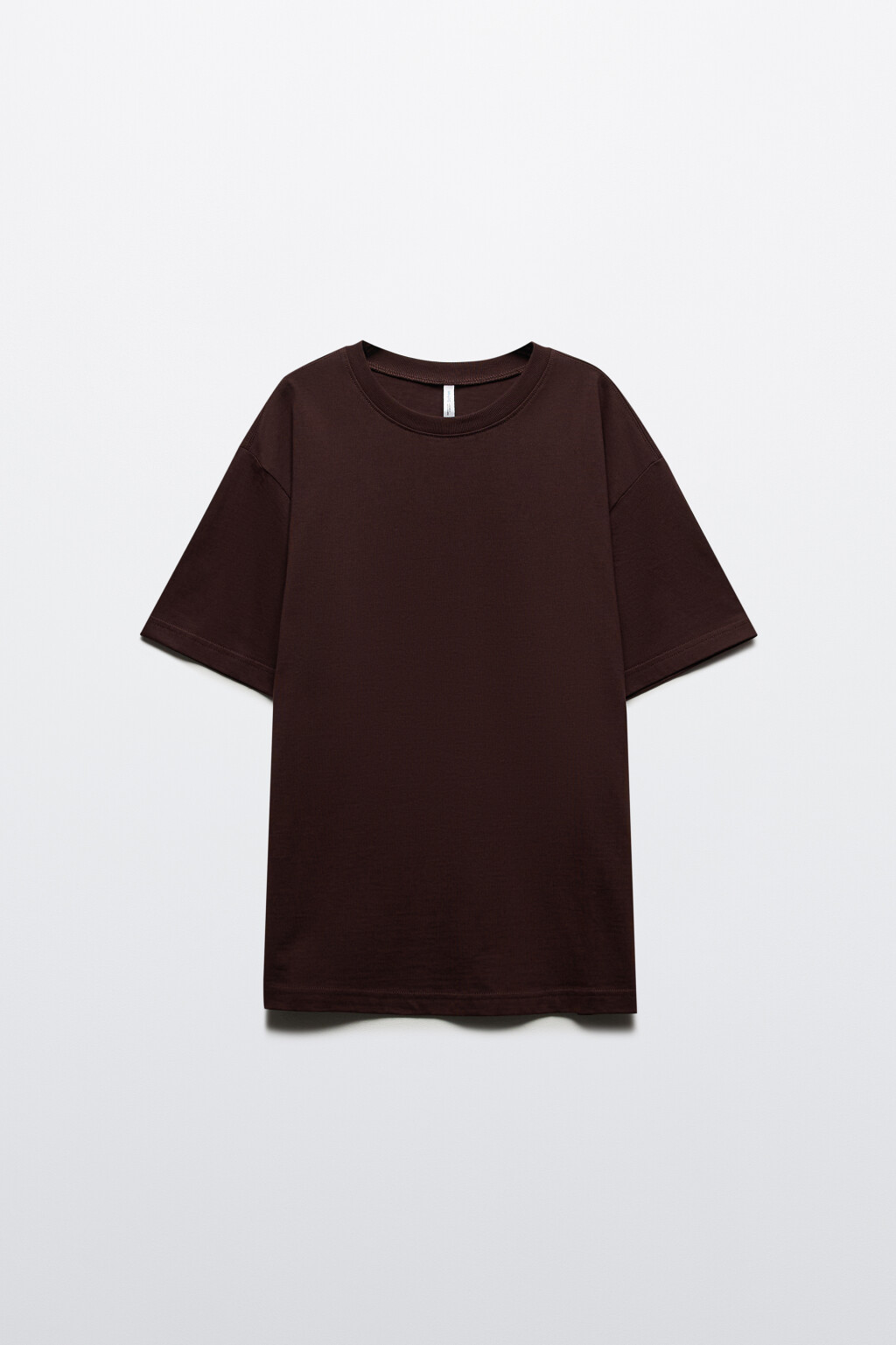 Футболка TBIG оверсайз базовая - цвет коричневый - 7