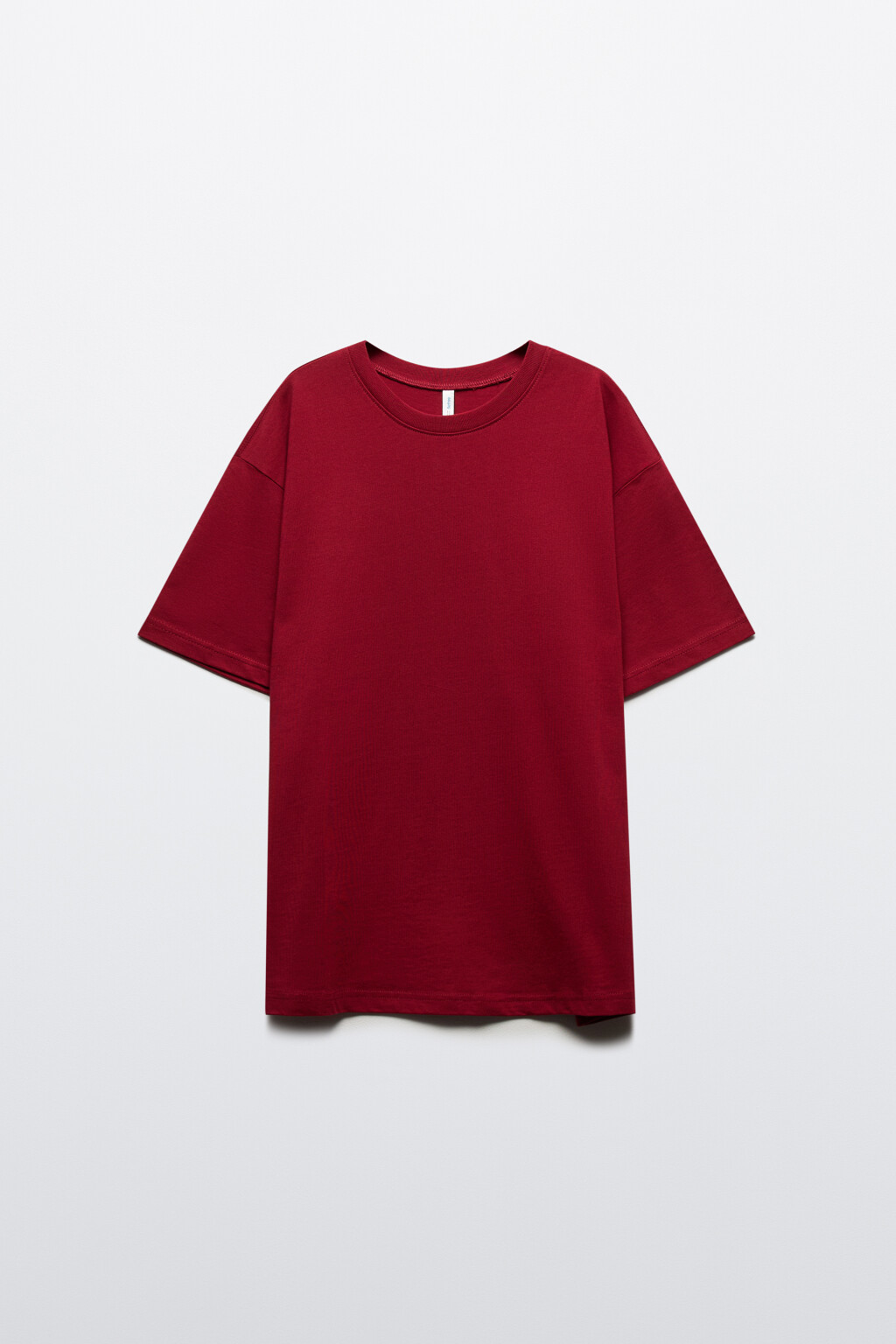 Футболка TBIG оверсайз базовая - цвет красный - 8