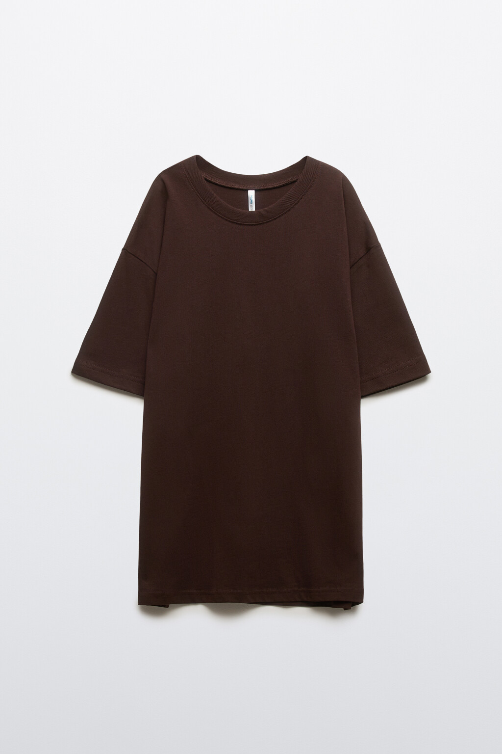 Футболка TBIG оверсайз базовая - цвет коричневый - 7