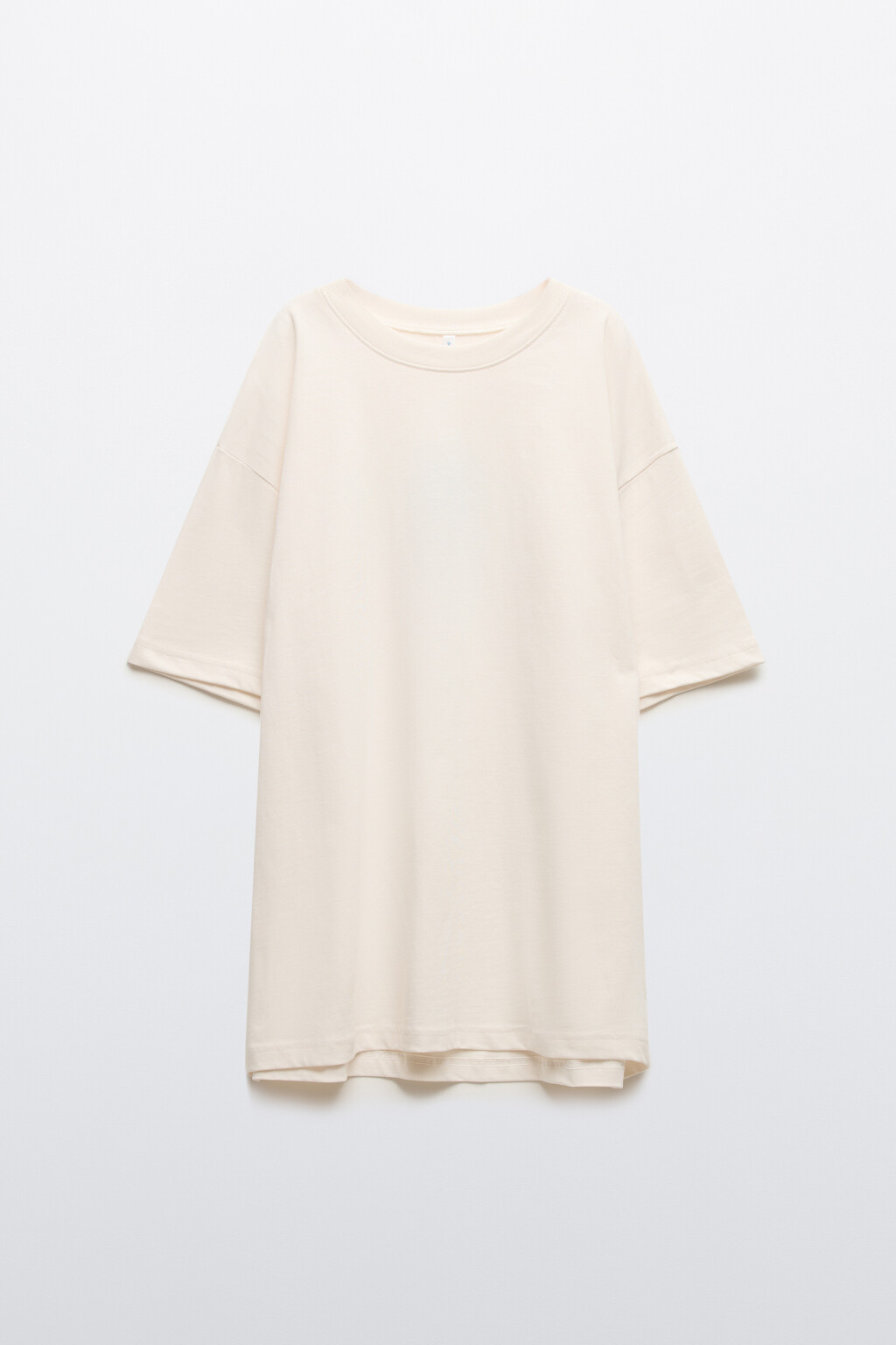 Футболка TBIG оверсайз базовая - цвет молочный - 7