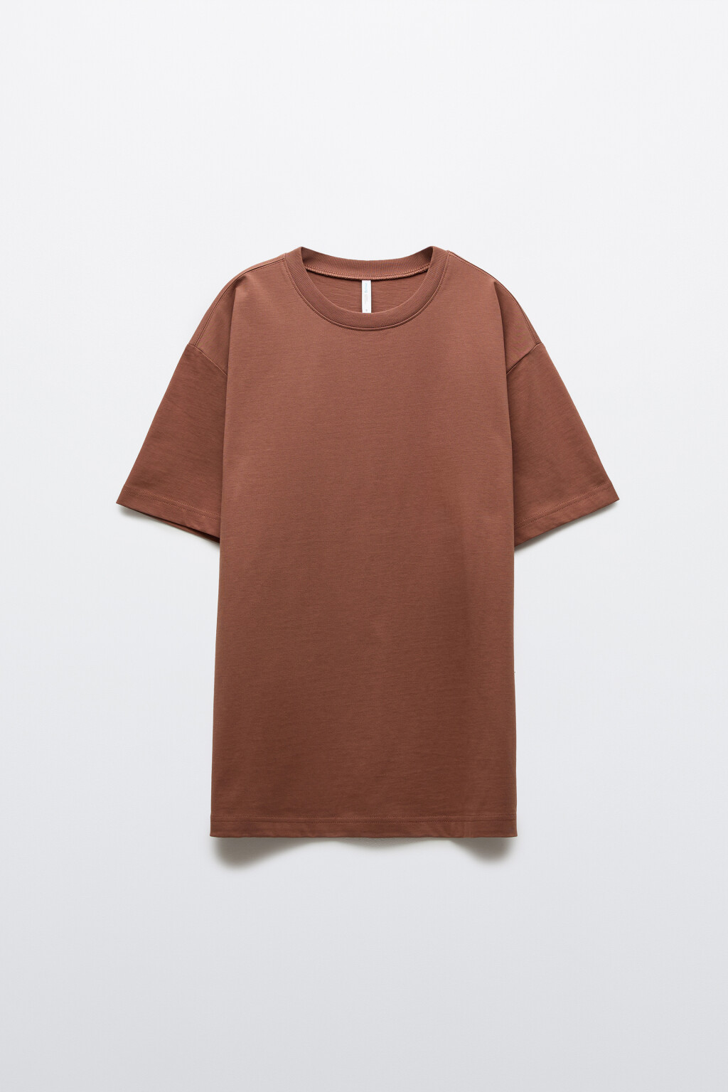 Футболка oversize базовая - цвет бежевый - 8