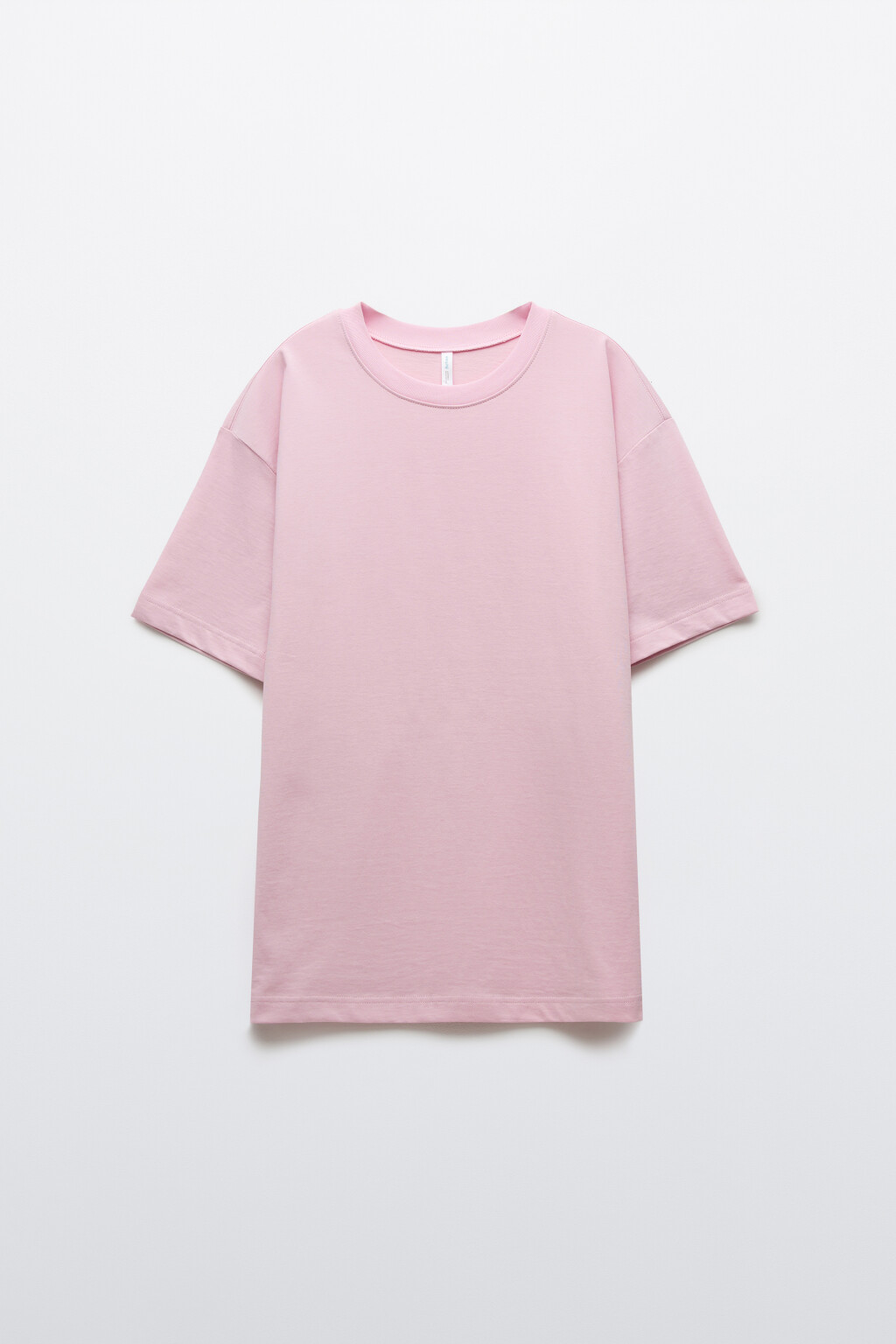 Футболка оверсайз базовая - цвет розовый - 8