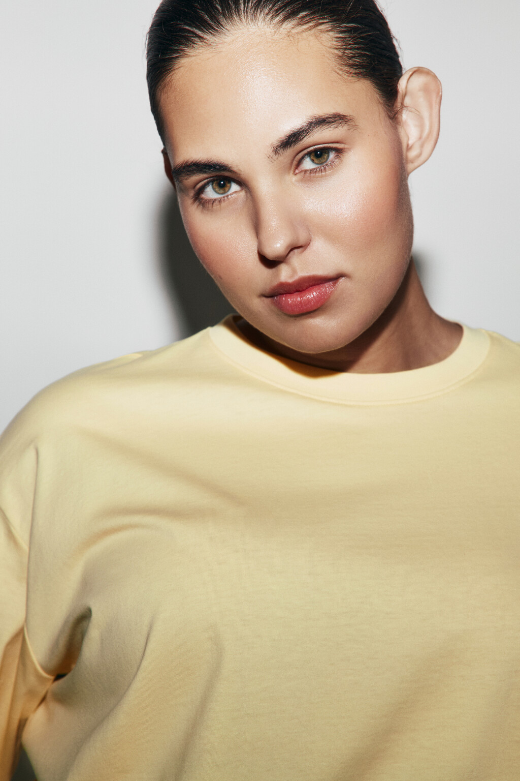 Футболка оверсайз базовая - цвет желтый - 5