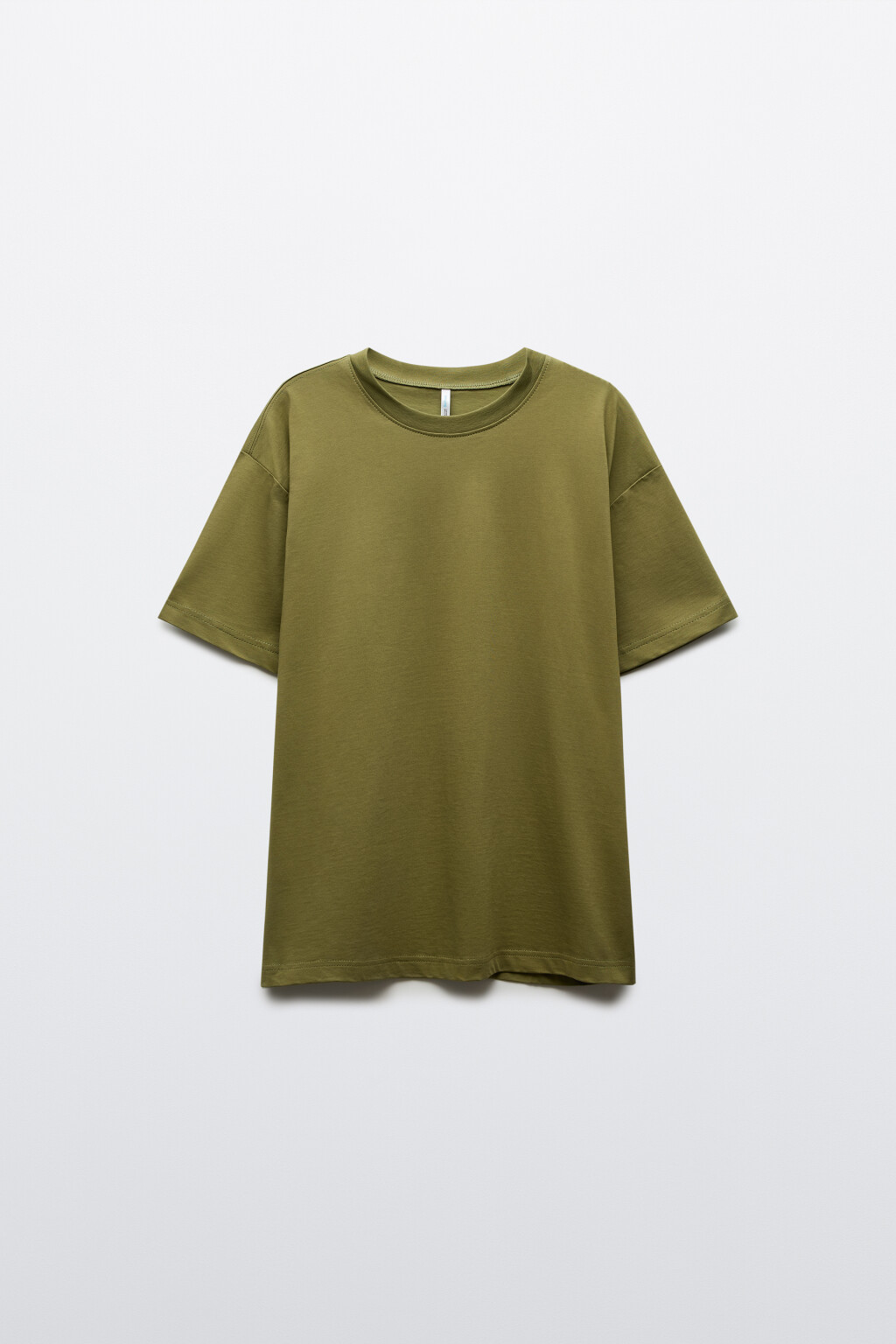 Футболка оверсайз базовая - цвет зеленый - 7