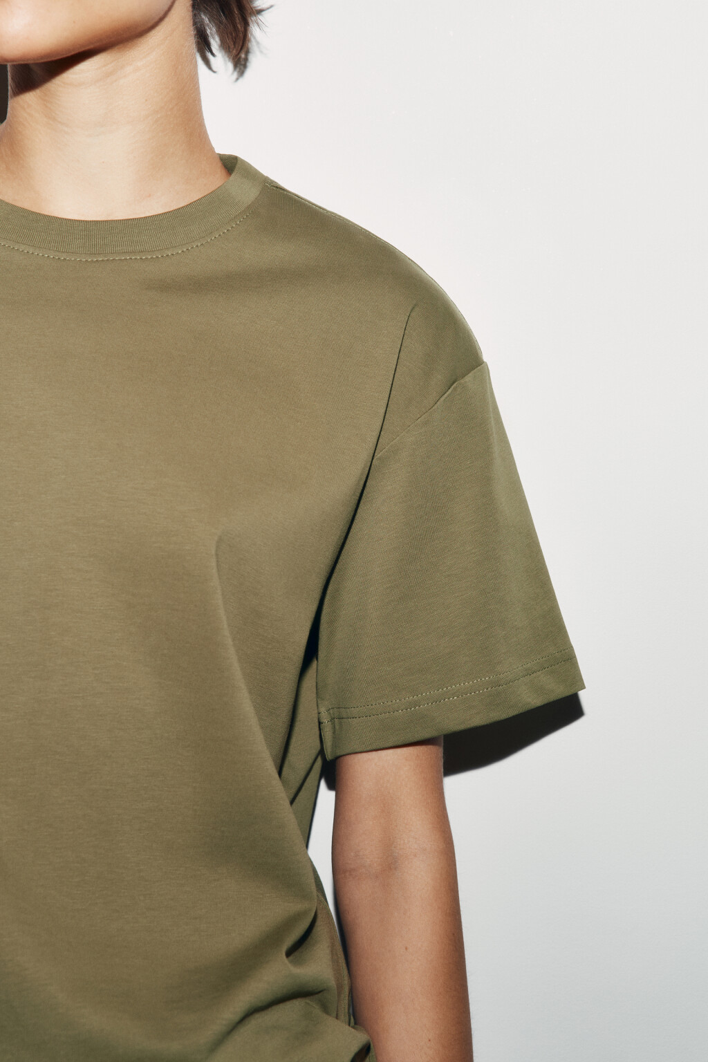 Футболка оверсайз базовая - цвет зеленый - 6