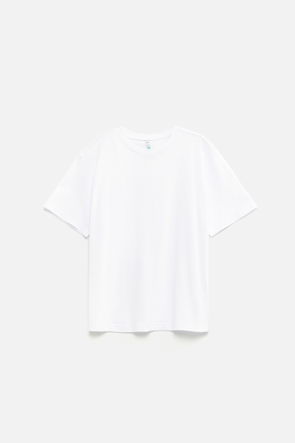 Футболка oversize базовая - цвет белый - 7