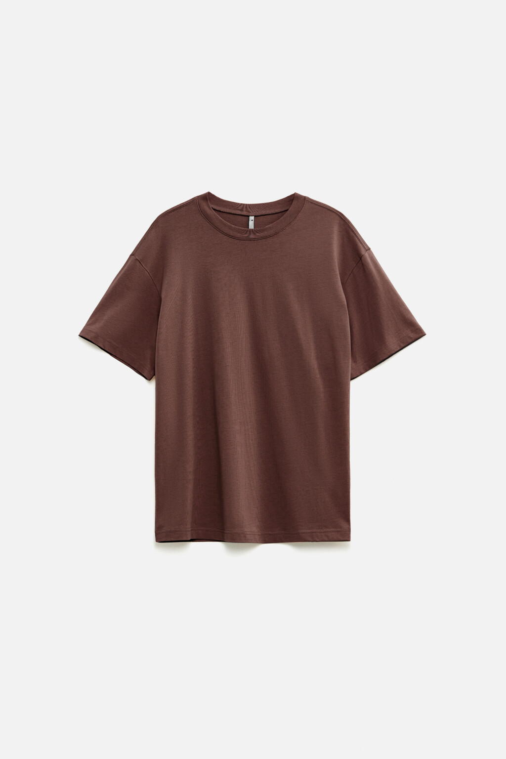 Футболка oversize базовая - цвет коричневый - 7