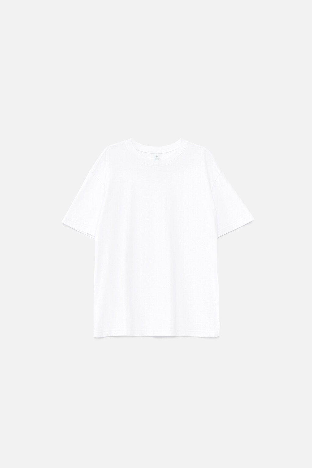 Футболка TBIG оверсайз базовая - цвет белый - 7
