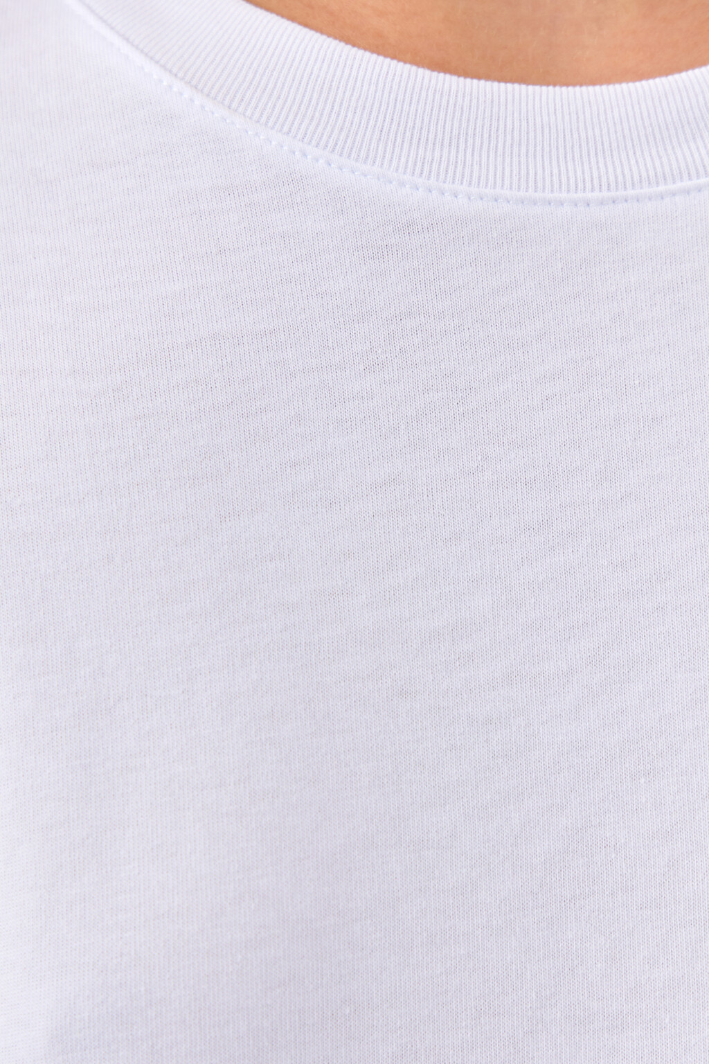 Футболка TBIG оверсайз базовая - цвет белый - 5