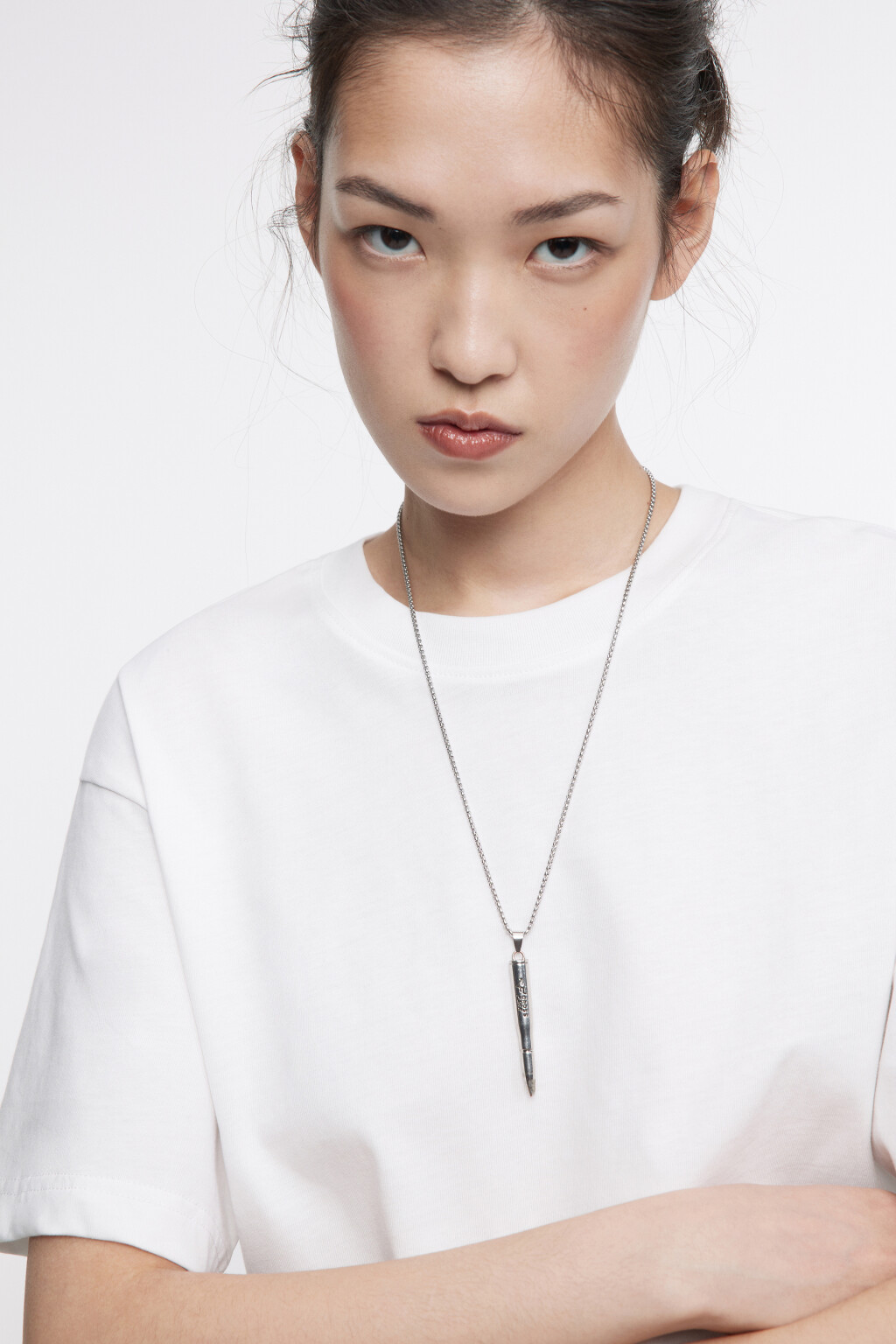 Футболка TBIG оверсайз базовая - цвет белый - 5