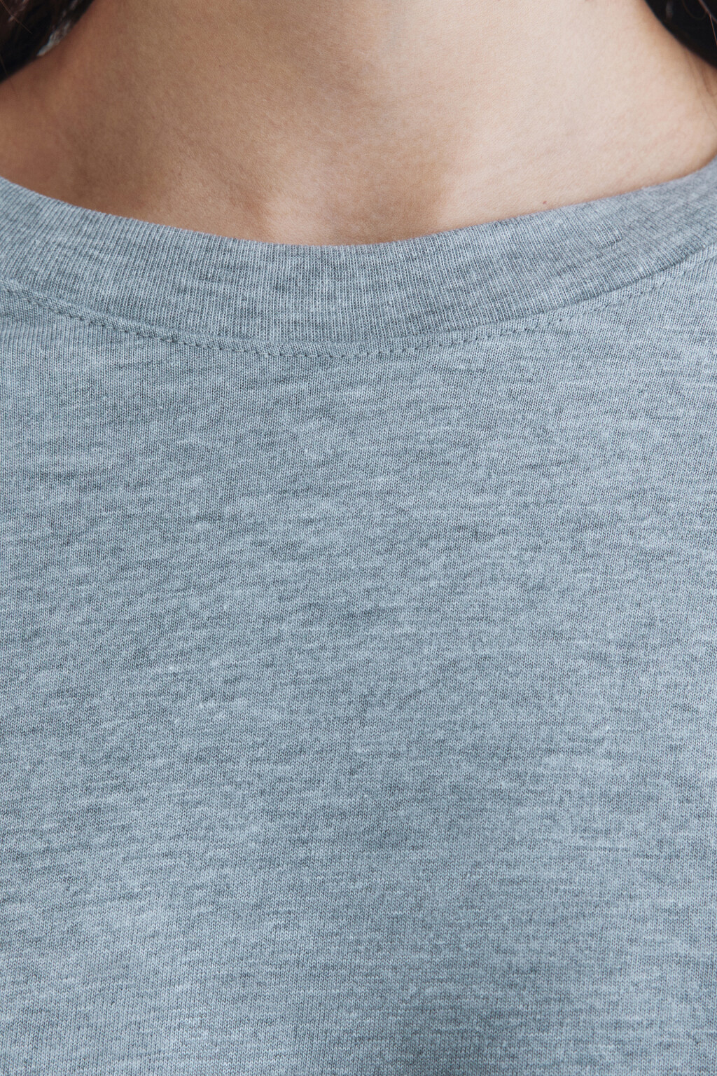 Футболка TBIG оверсайз базовая - цвет серый - 6