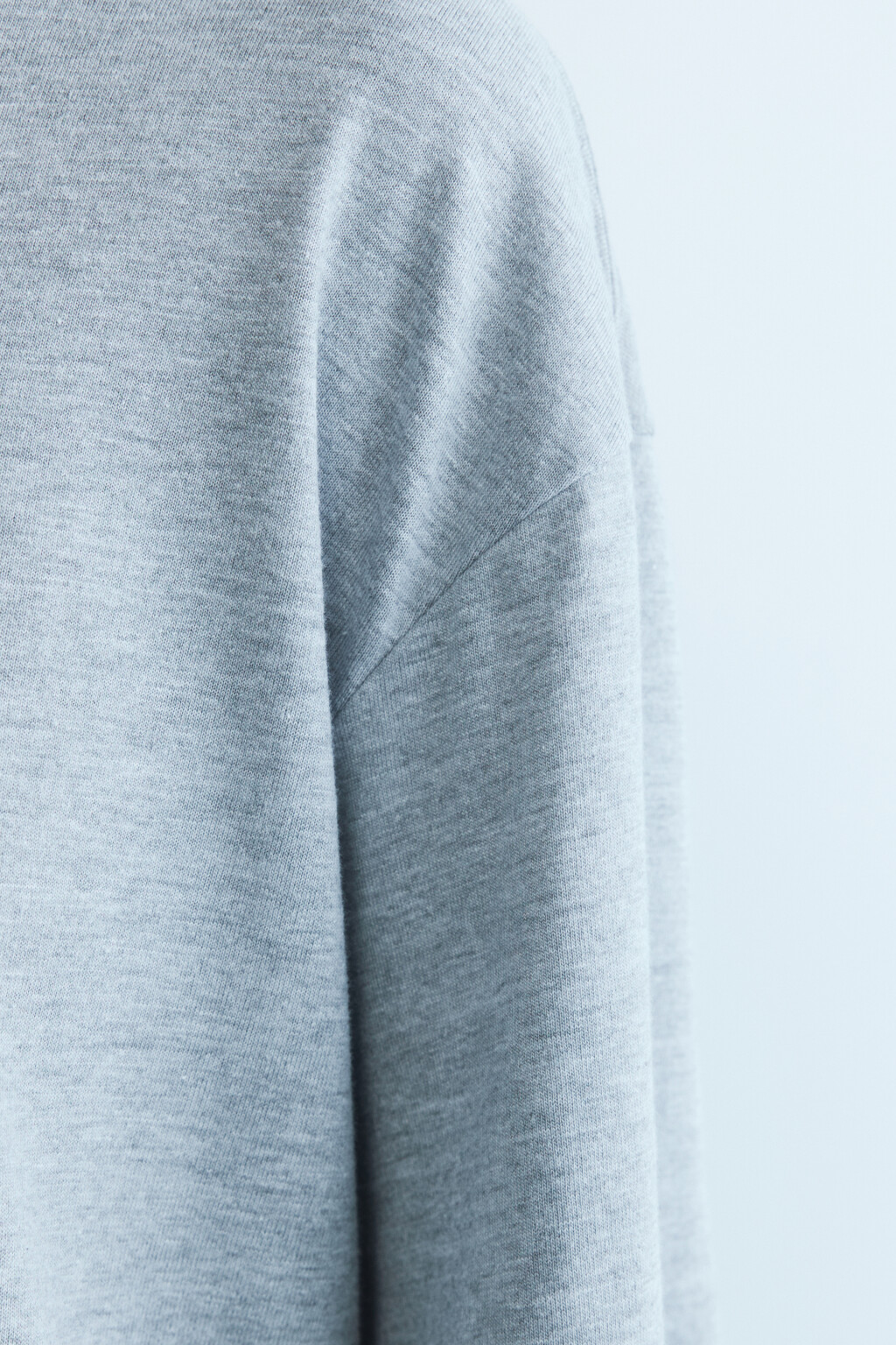 Футболка TBIG оверсайз базовая - цвет серый - 7