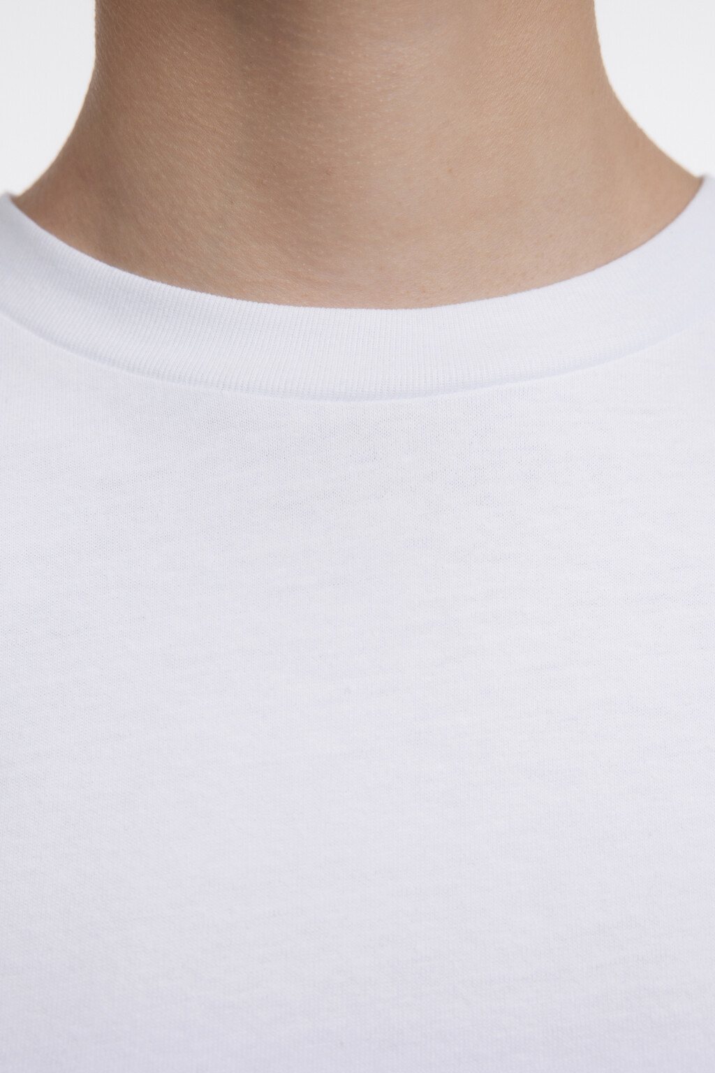 Футболка TBOY оверсайз в базовых цветах - цвет белый - 5