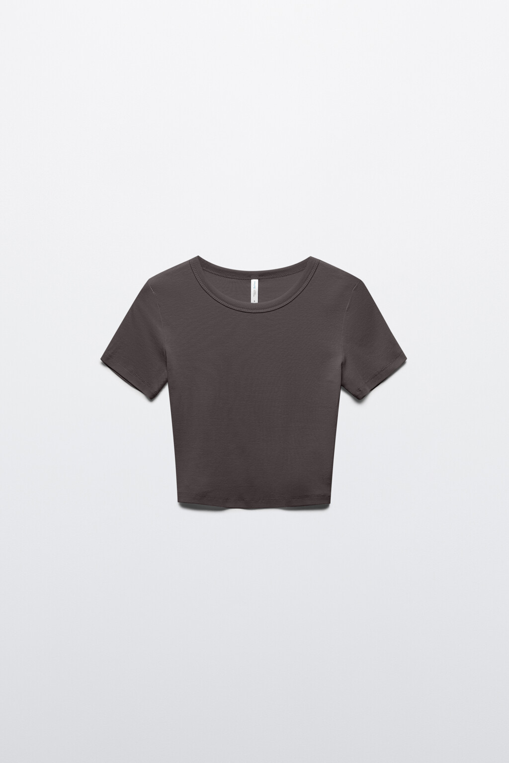 Футболка-топ базовая укороченная - цвет серый - 8