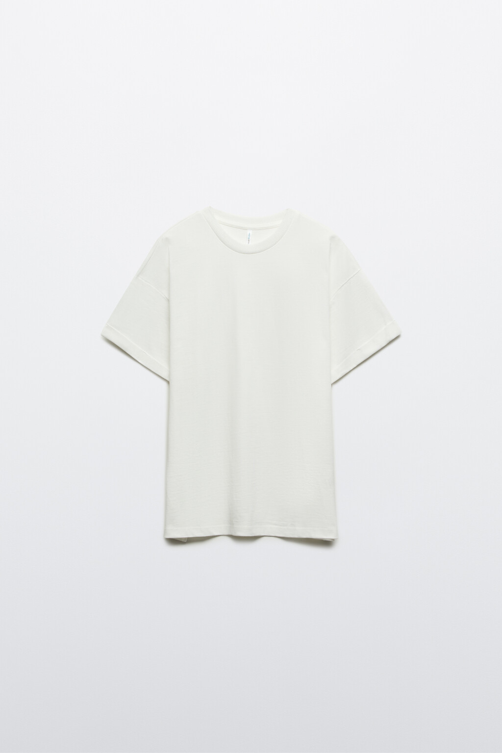 Футболка TLOOSE свободная хлопковая - цвет белый - 7