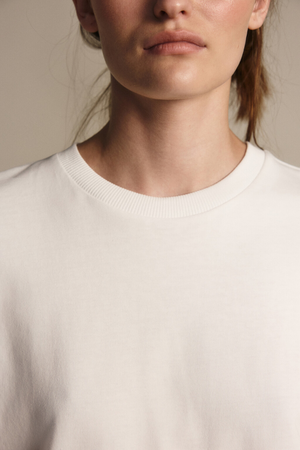 Футболка TLOOSE свободная хлопковая - цвет белый - 5