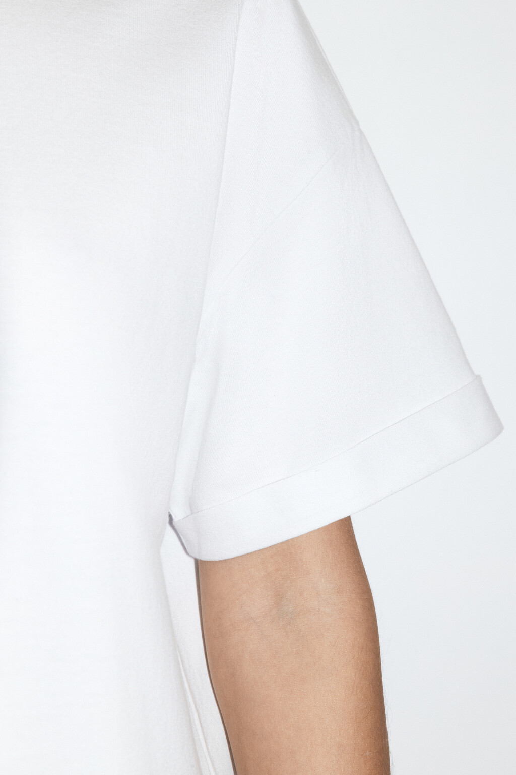 Футболка TLOOSE свободная хлопковая - цвет белый - 8