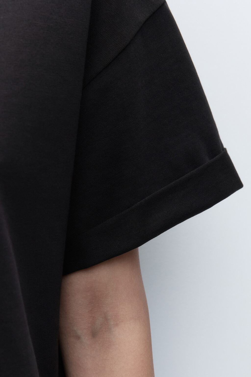 Футболка TLOOSE свободная хлопковая - цвет черный - 7