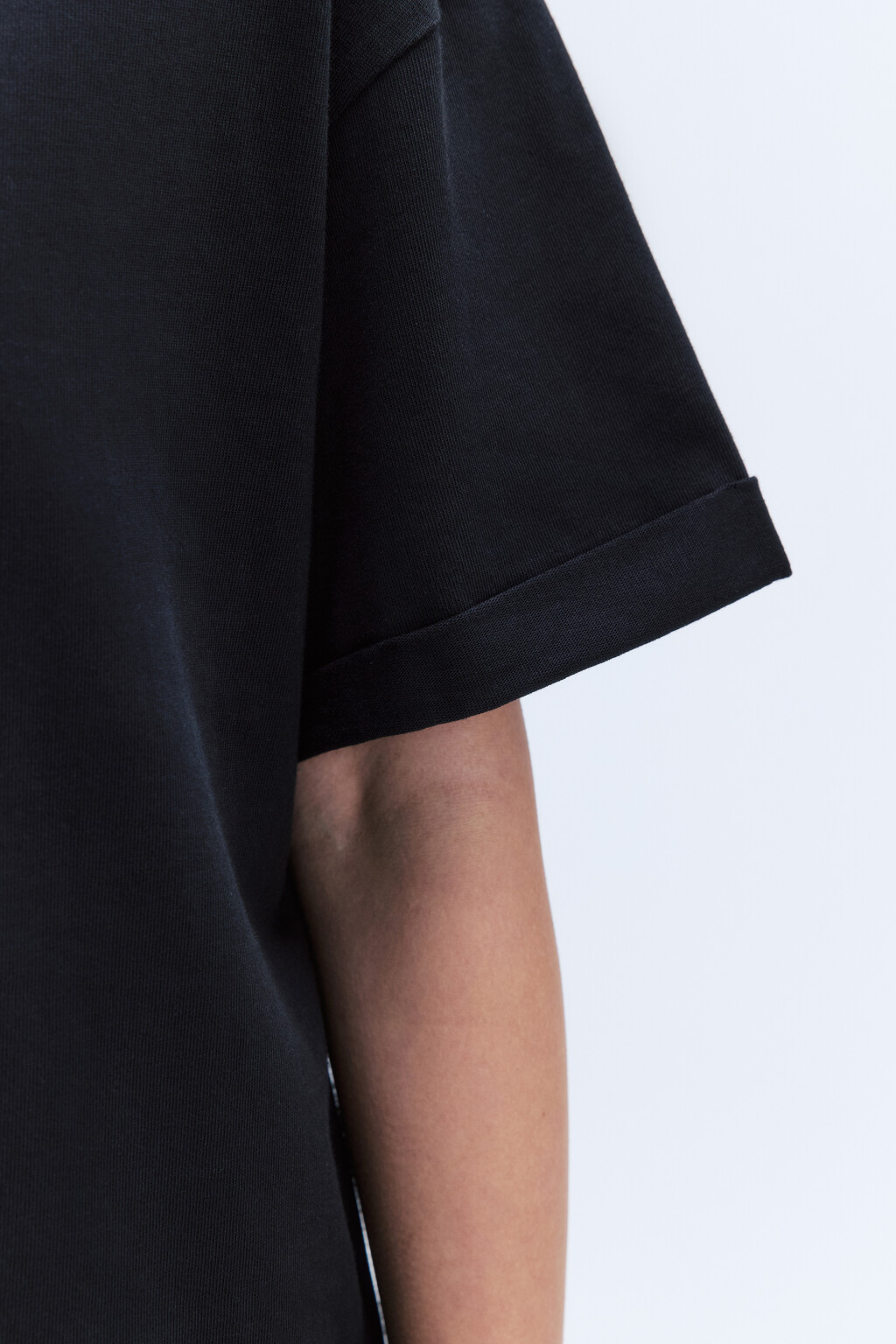 Футболка TLOOSE свободная хлопковая - цвет черный - 6