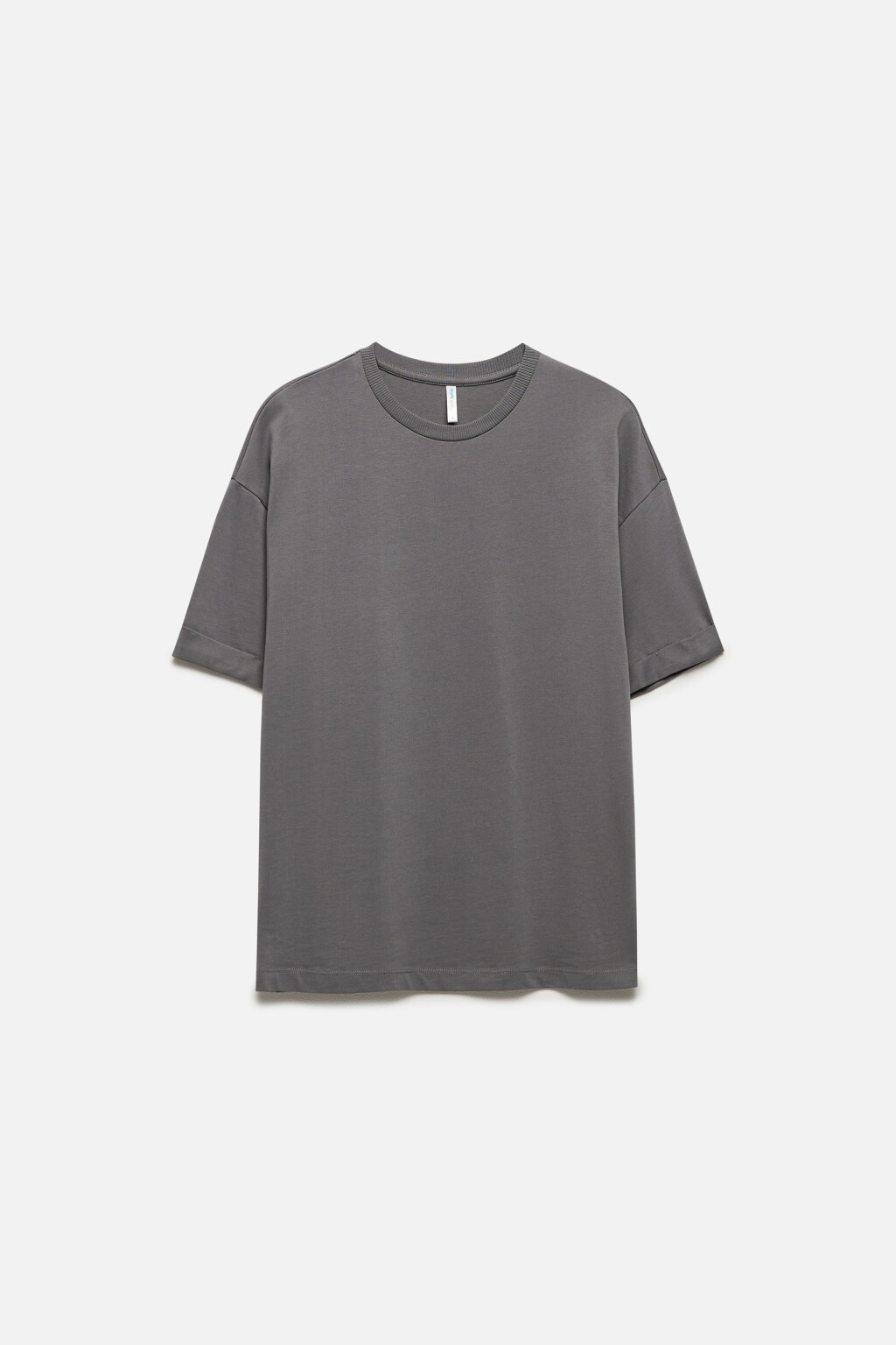 Футболка TLOOSE свободная хлопковая - цвет серый - 8