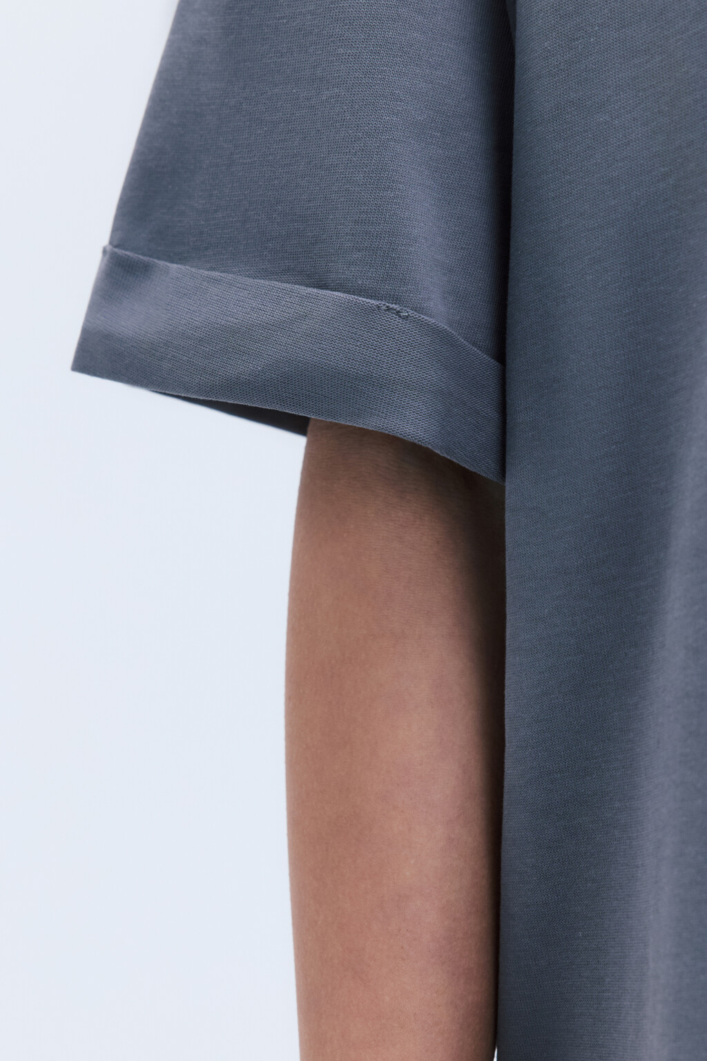Футболка TLOOSE свободная хлопковая - цвет серый - 6