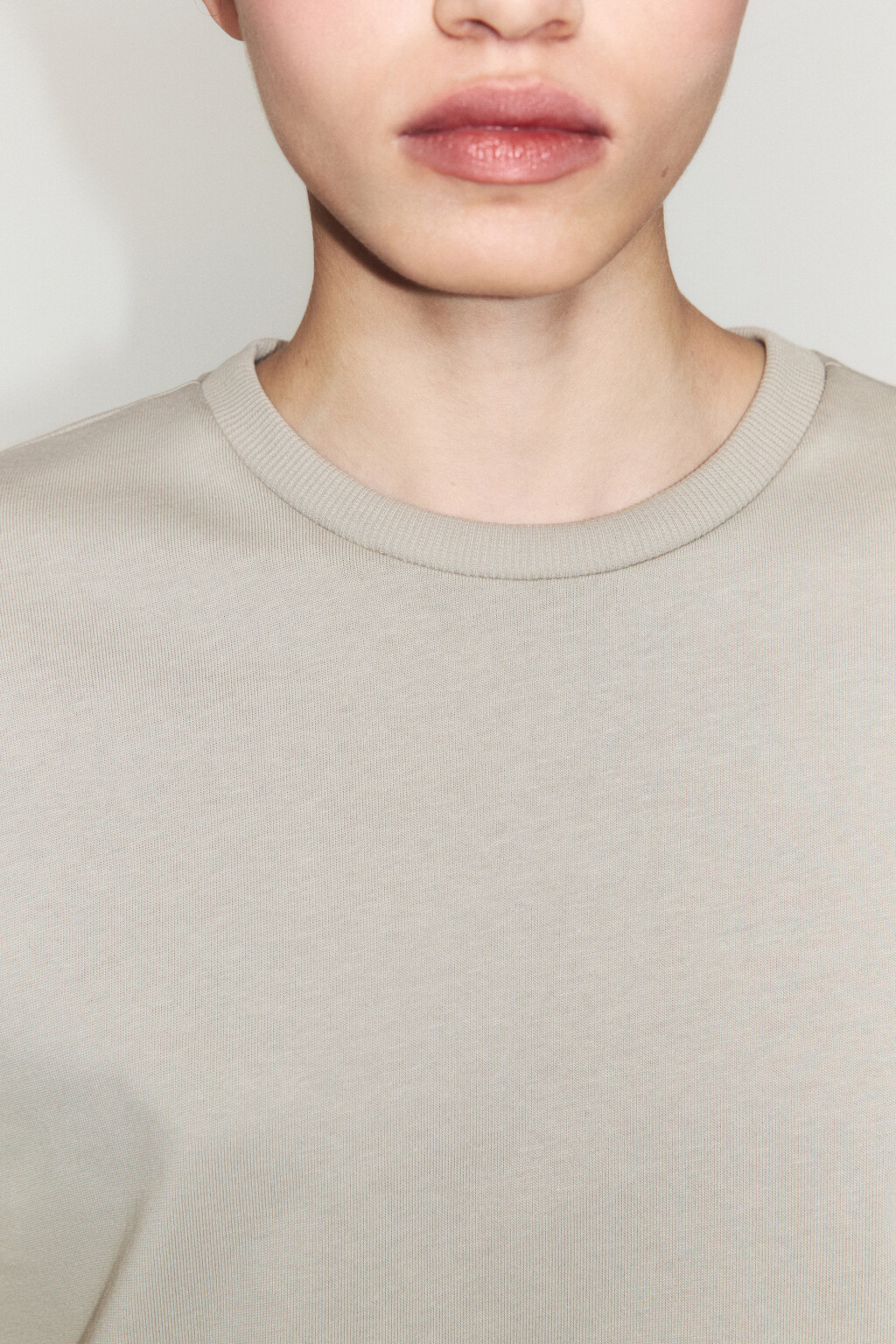 Футболка TLOOSE свободная хлопковая - цвет серый - 5