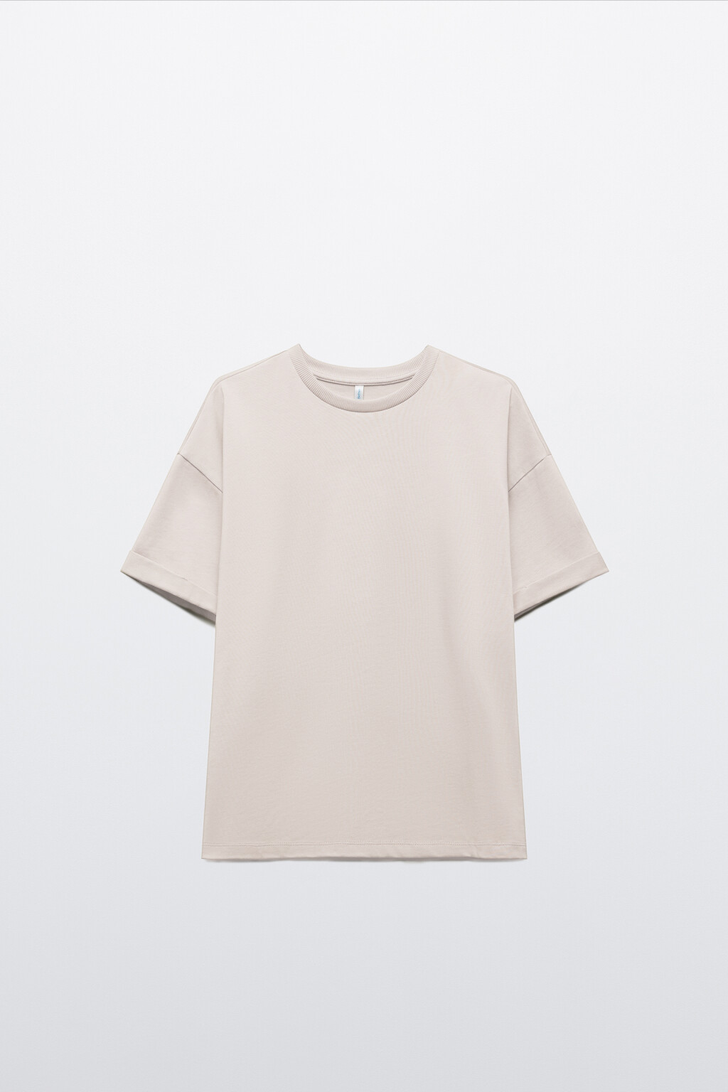 Футболка TLOOSE свободная хлопковая - цвет бежевый - 5