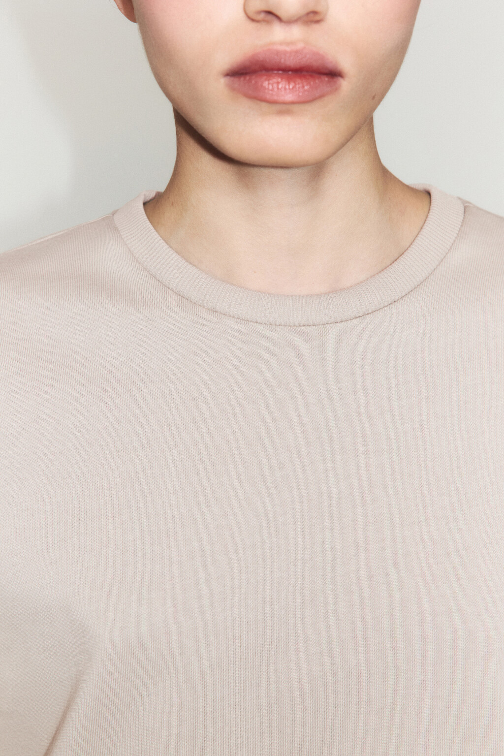 Футболка TLOOSE свободная хлопковая - цвет бежевый - 4