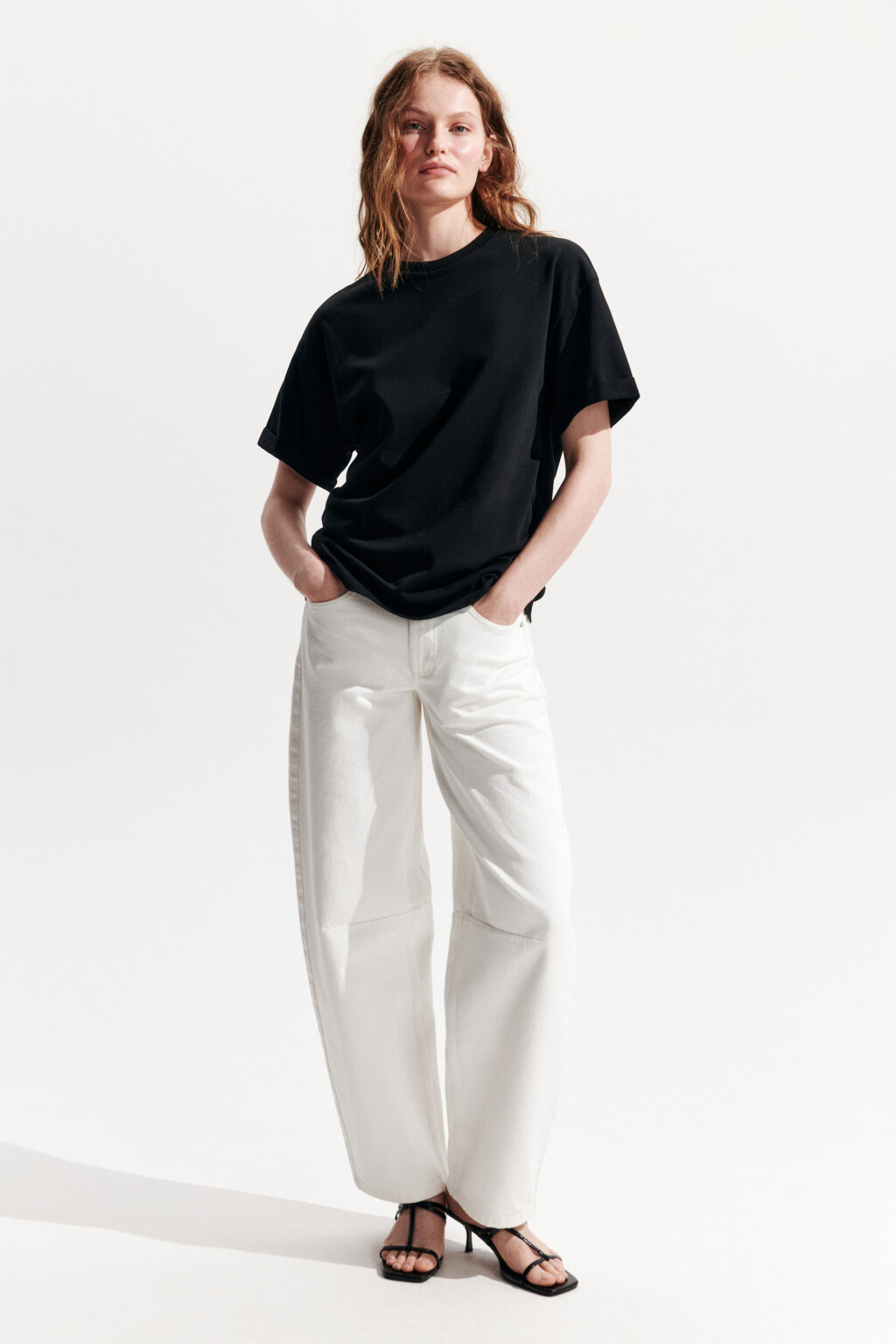 Футболка TLOOSE свободная хлопковая - цвет черный - 5