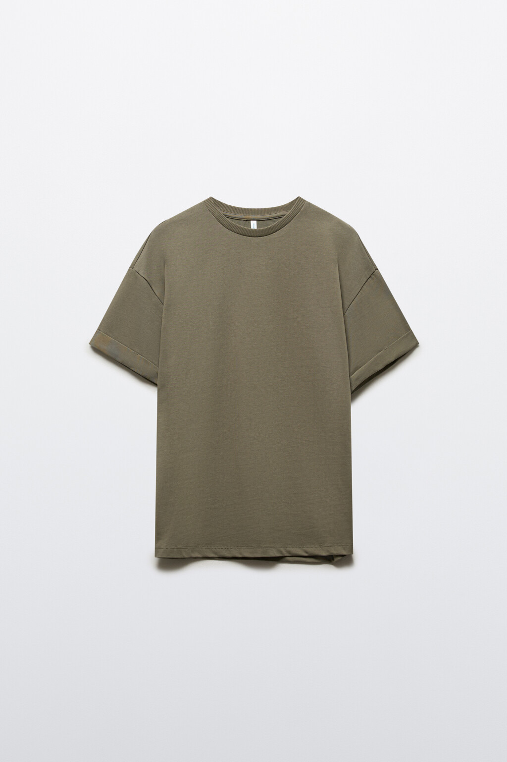 Футболка TLOOSE свободная хлопковая - цвет зеленый - 8