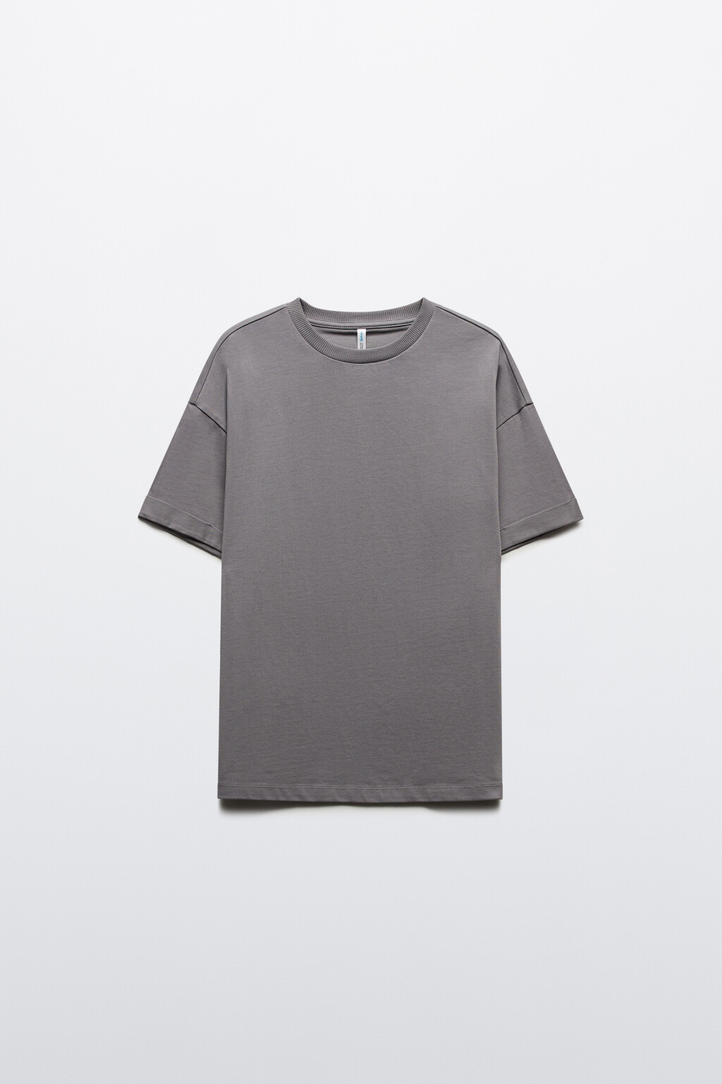 Футболка TLOOSE свободная хлопковая - цвет серый - 7