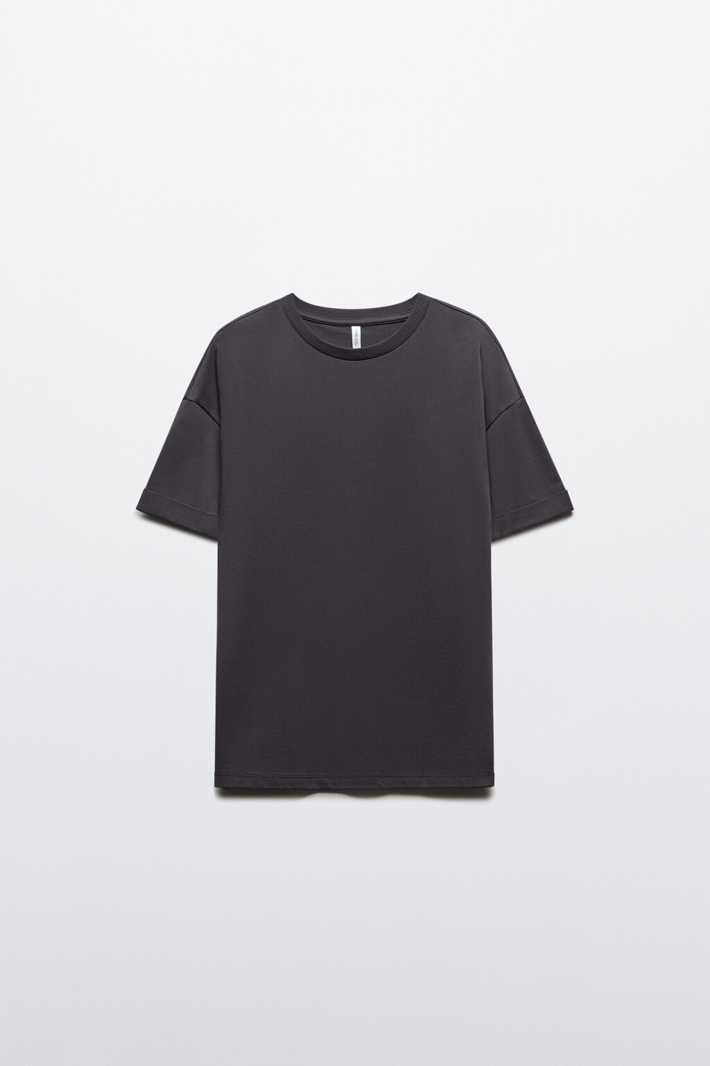 Футболка TLOOSE свободная хлопковая - цвет серый - 7
