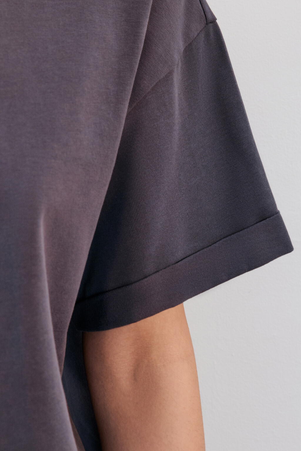 Футболка TLOOSE свободная хлопковая - цвет серый - 6