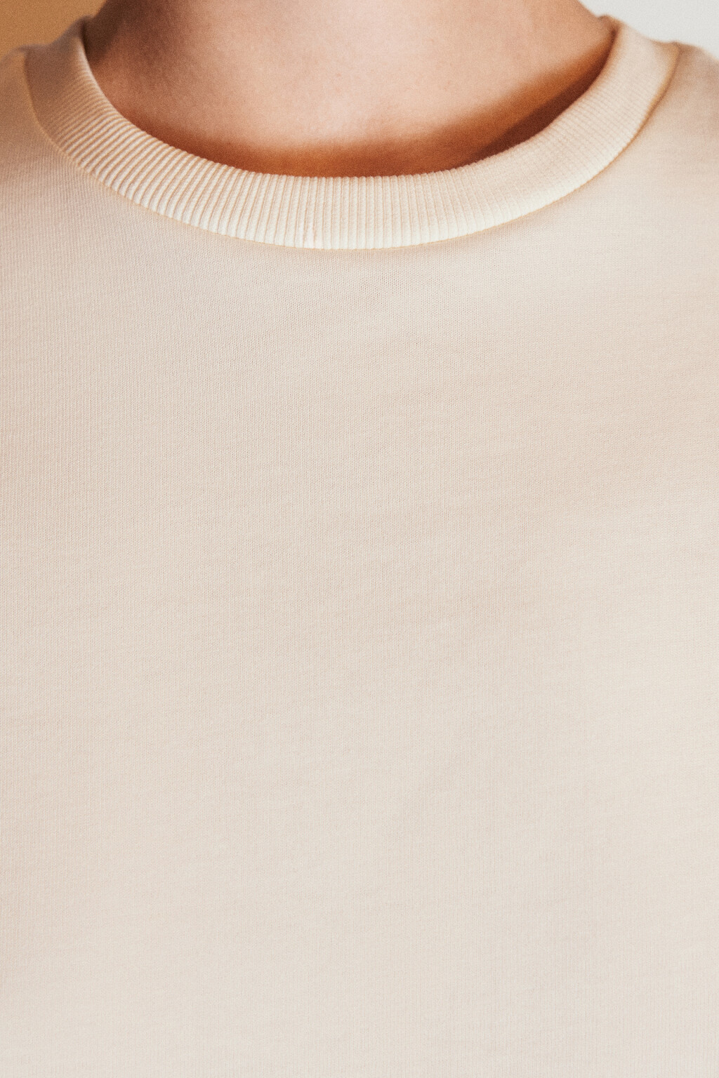 Футболка TLOOSE свободная хлопковая - цвет бежевый - 6